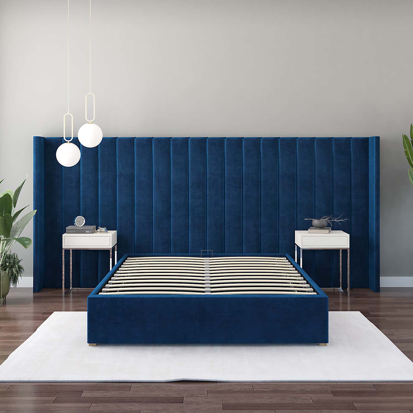 Grandeur Plush Velvet Headboard