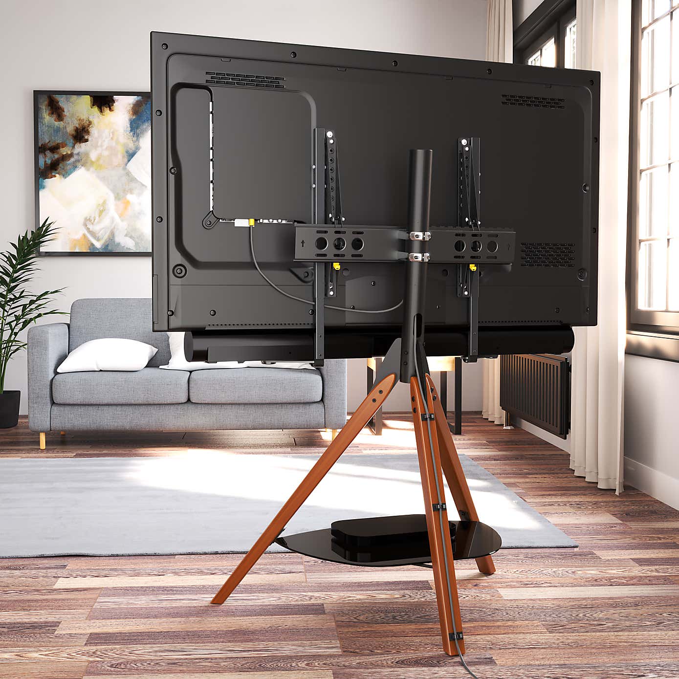 AVF Hoxon Tripod TV Stand with Soundbar