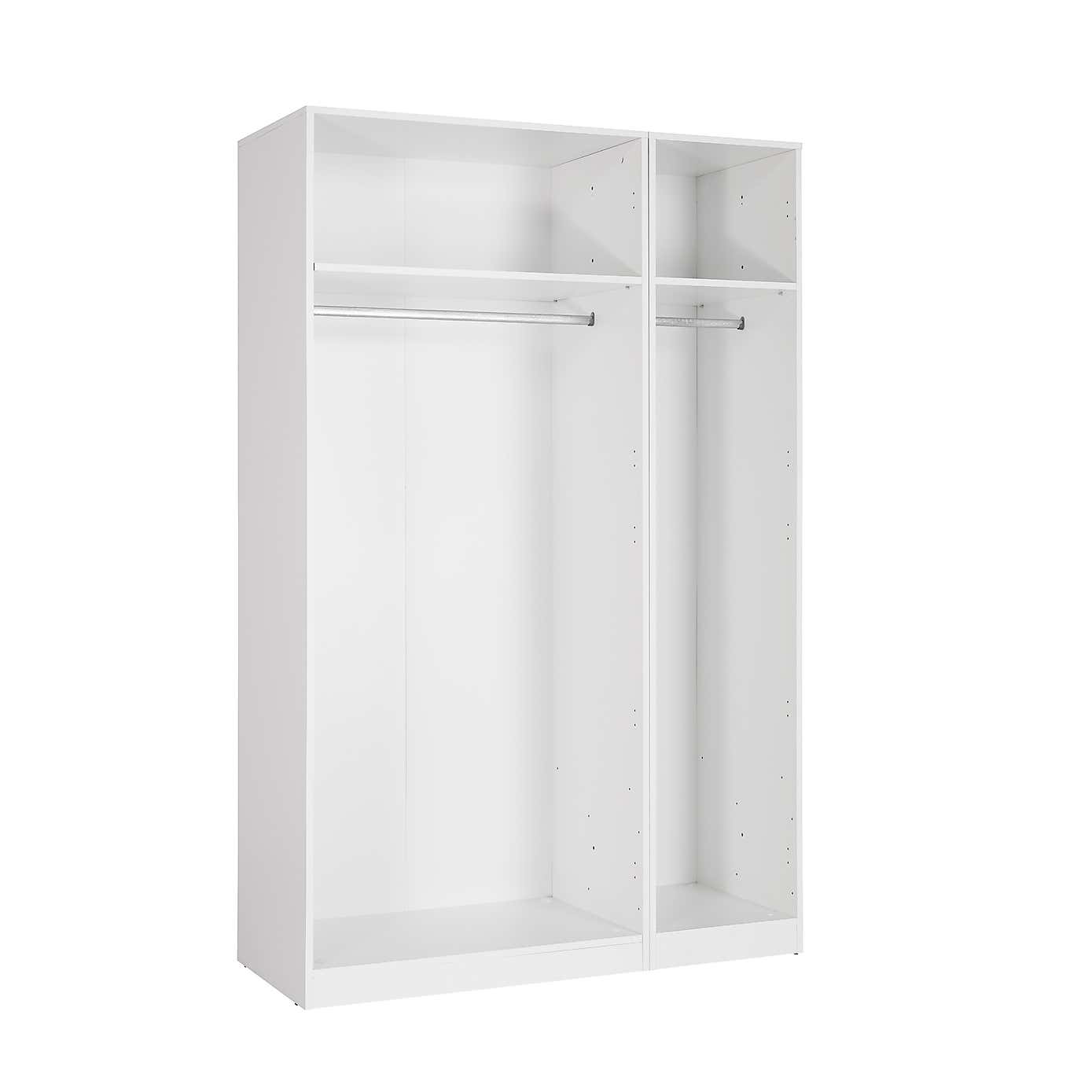 Angel High Gloss 3 Door Mirror Wardrobe