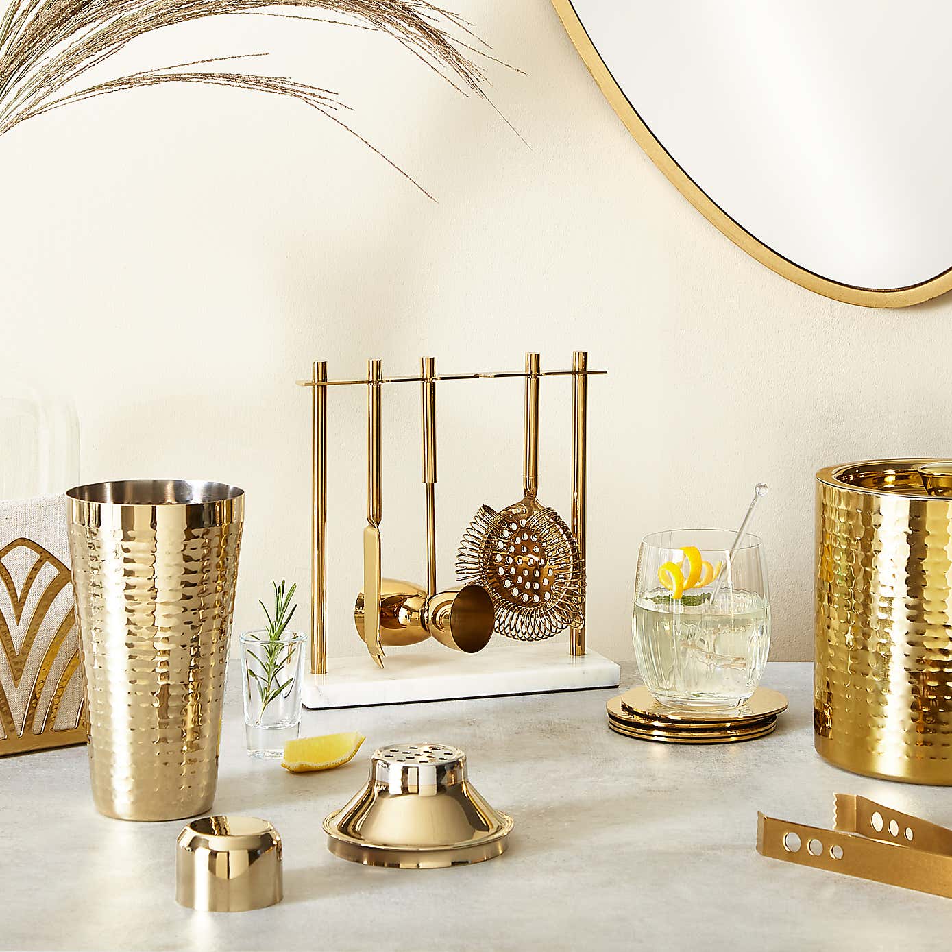 Gold Luxe Bar Tools Set