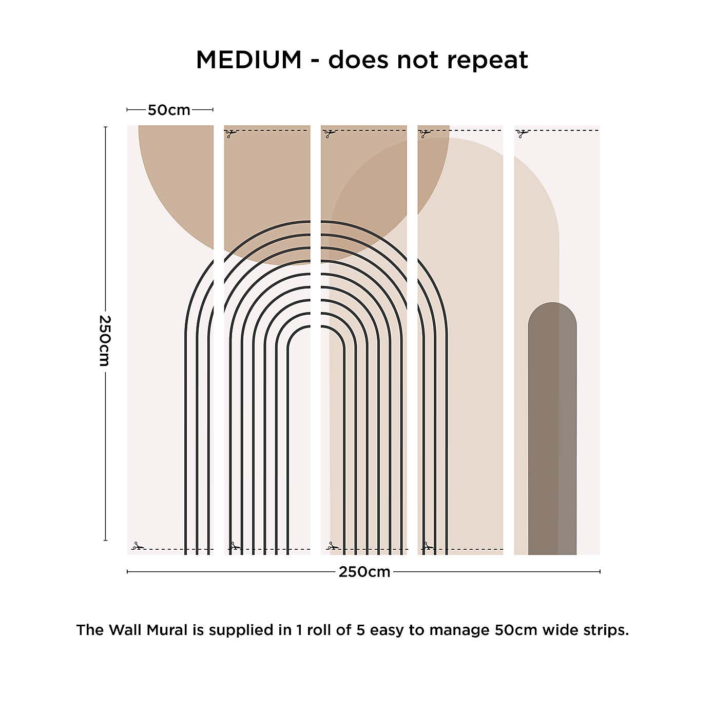 Boho Geo Natural Mural