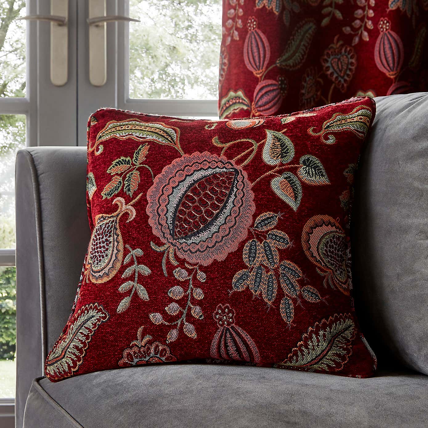 Edina Chenille Pencil Pleat Curtains