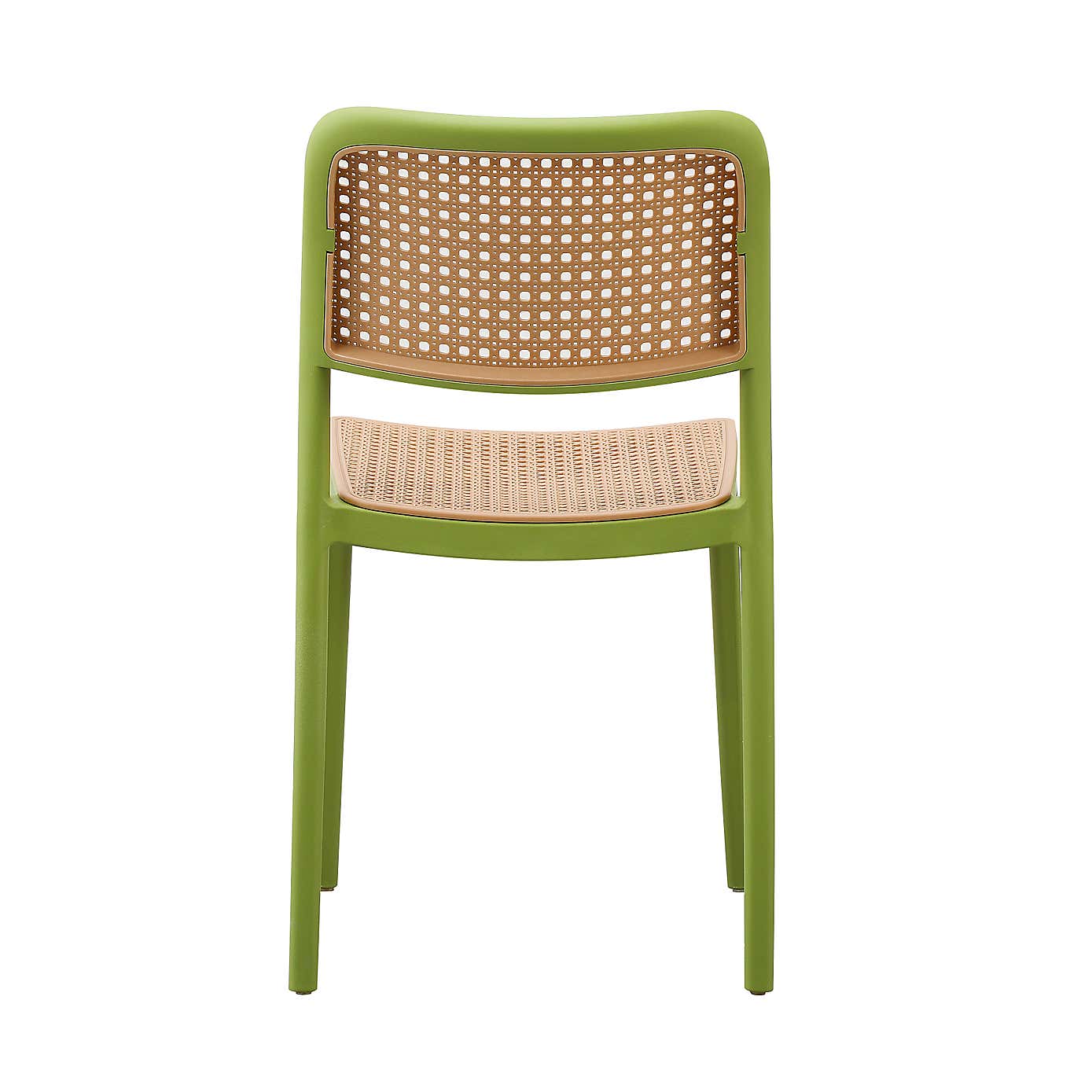 Fusion Living Plastic Cafe Dining Chair
