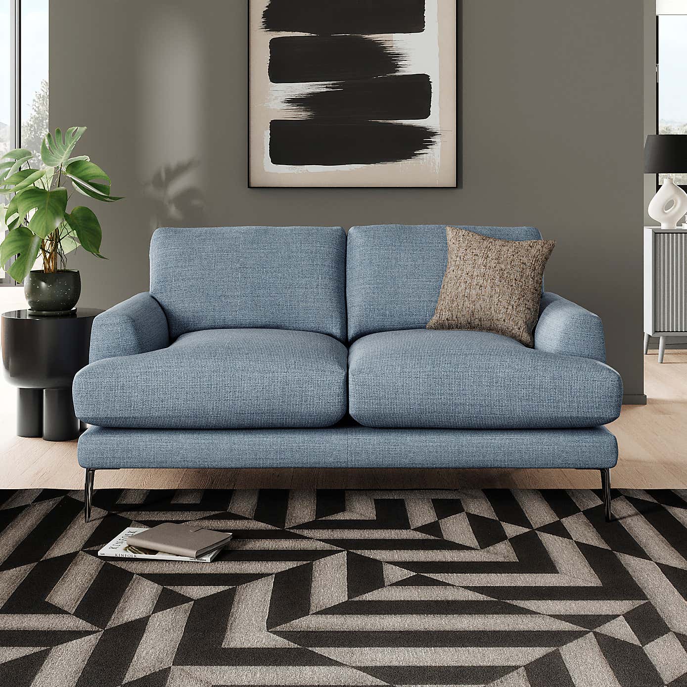 Lawson Chunky Tonal Weave 2 Seater Sofa