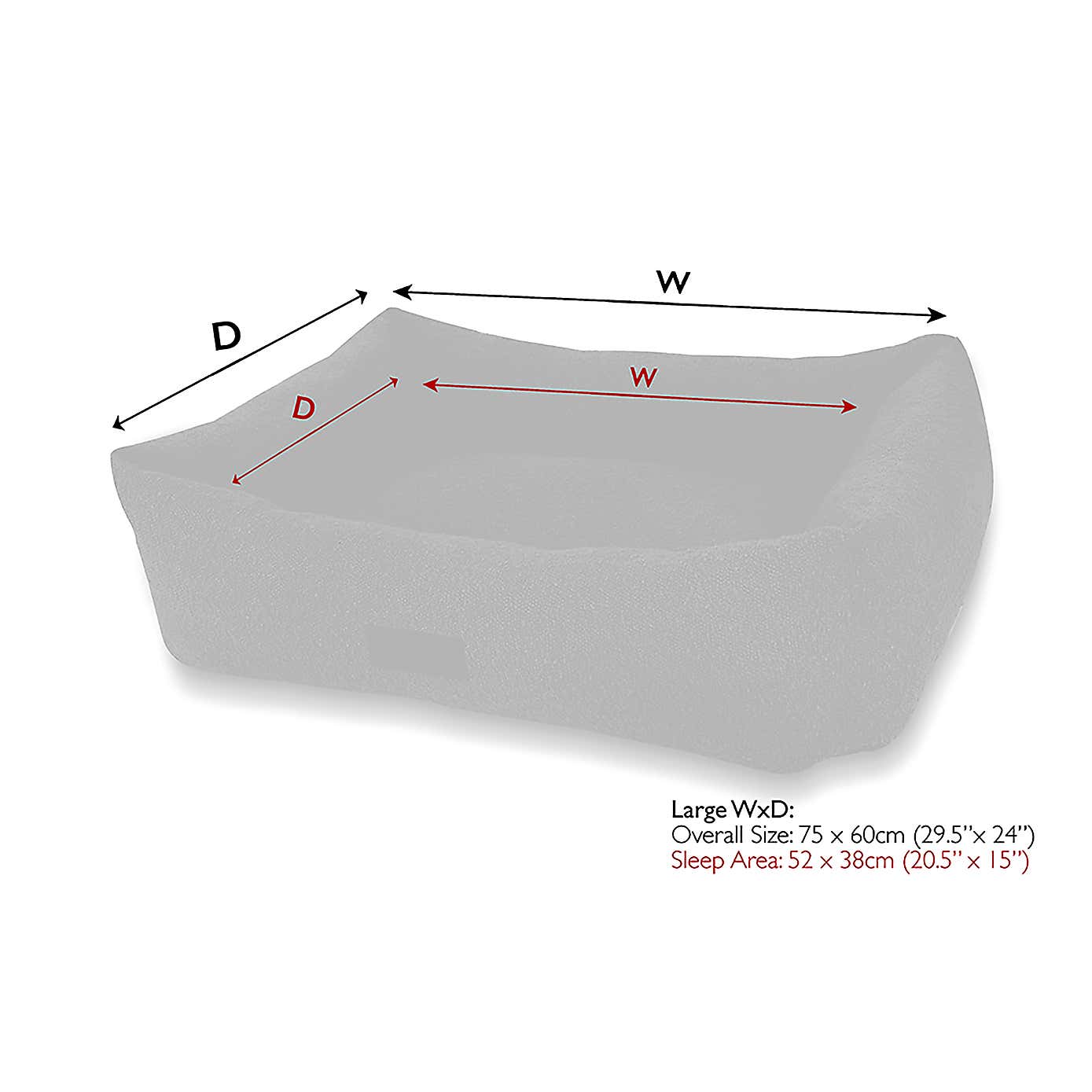 Scruffs Boucle Box Bed