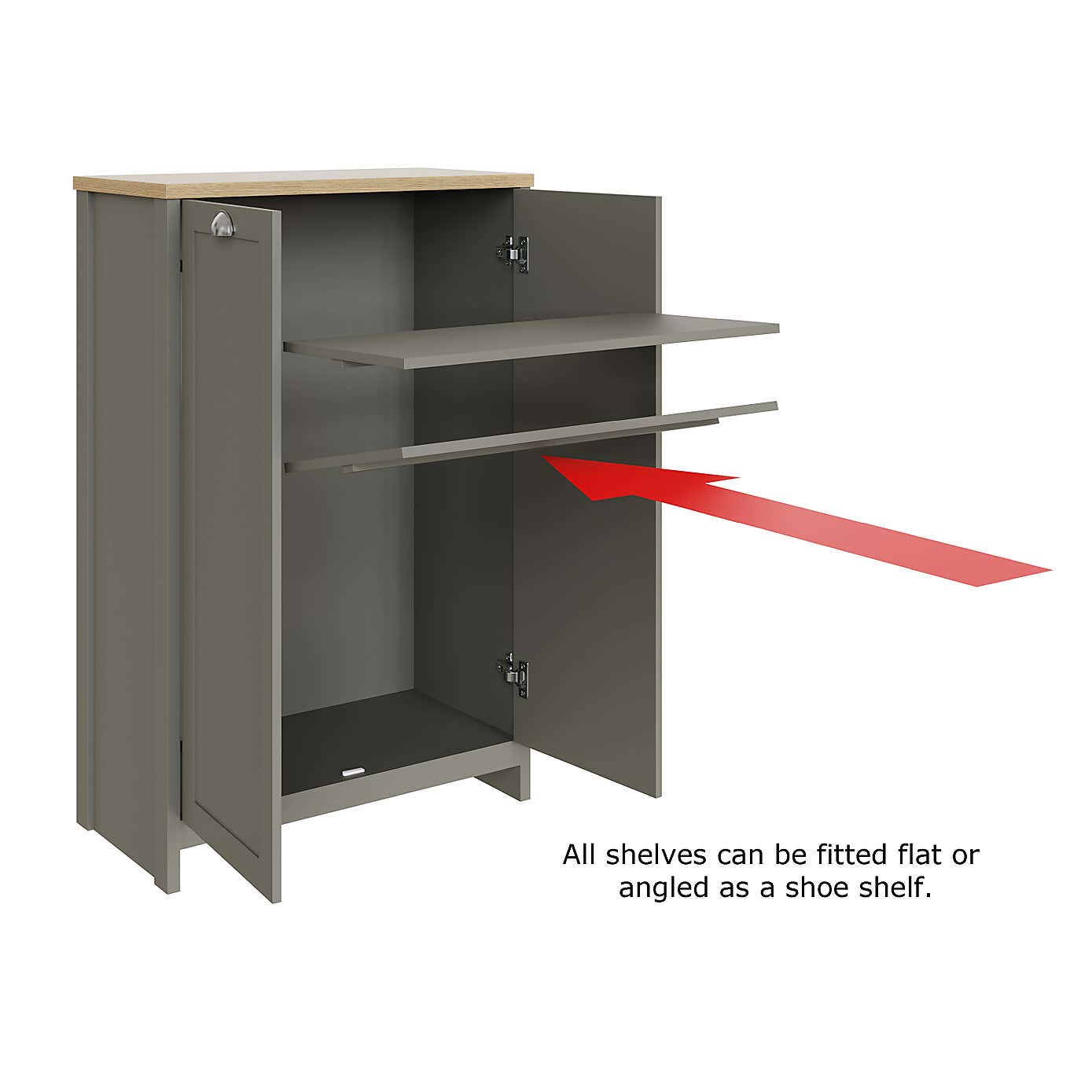 Lancaster Tall Shoe Cabinet