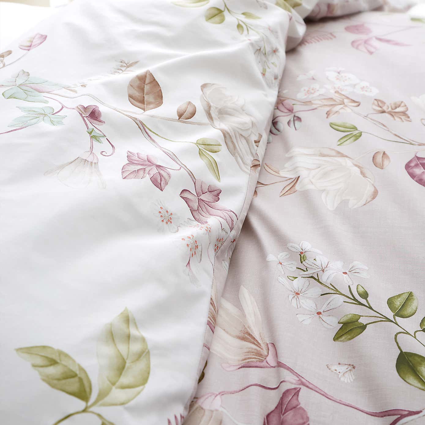 Bianca Francesca Floral Duvet Cover and Pillowcase Set