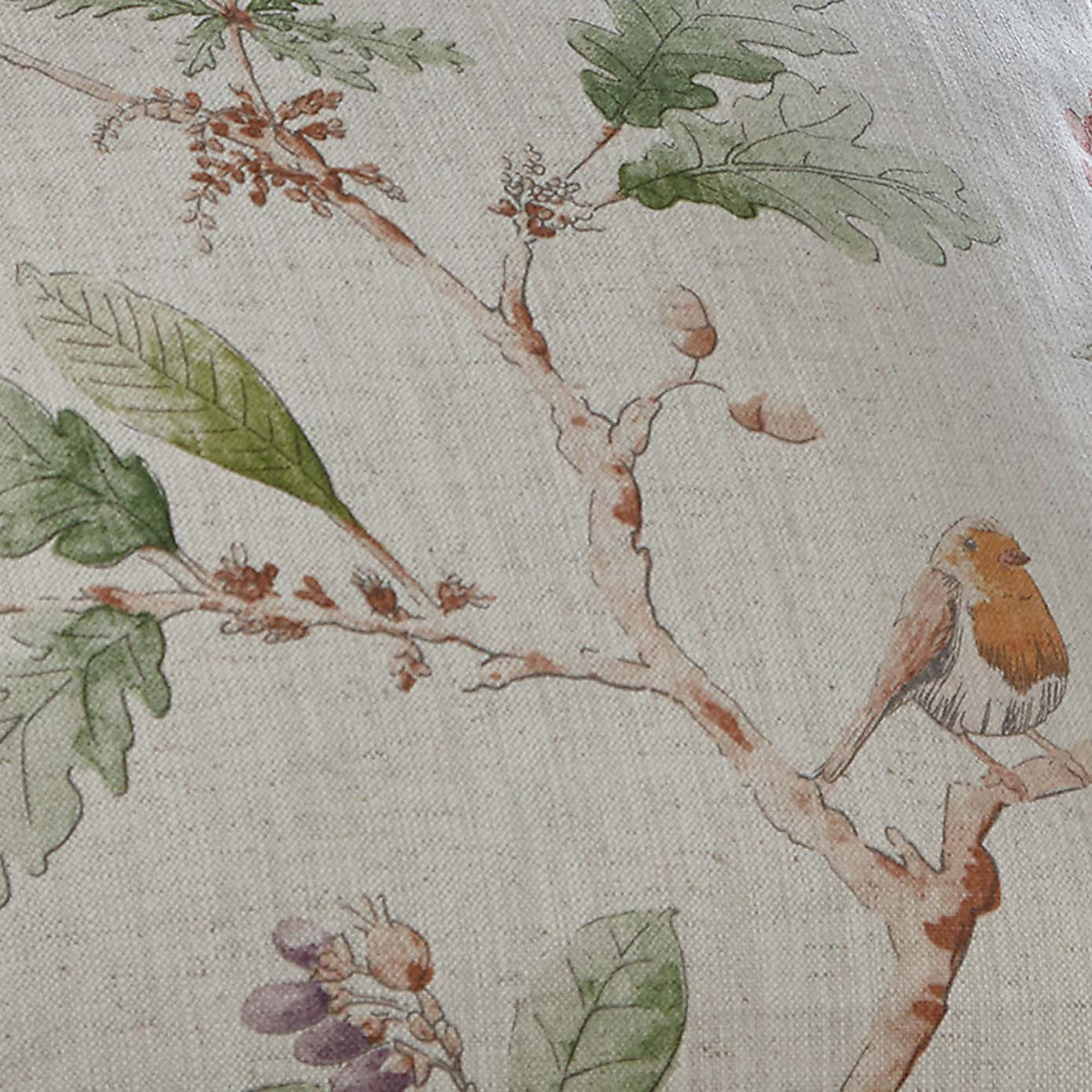 Dorma Woodland Birds Natural Cushion