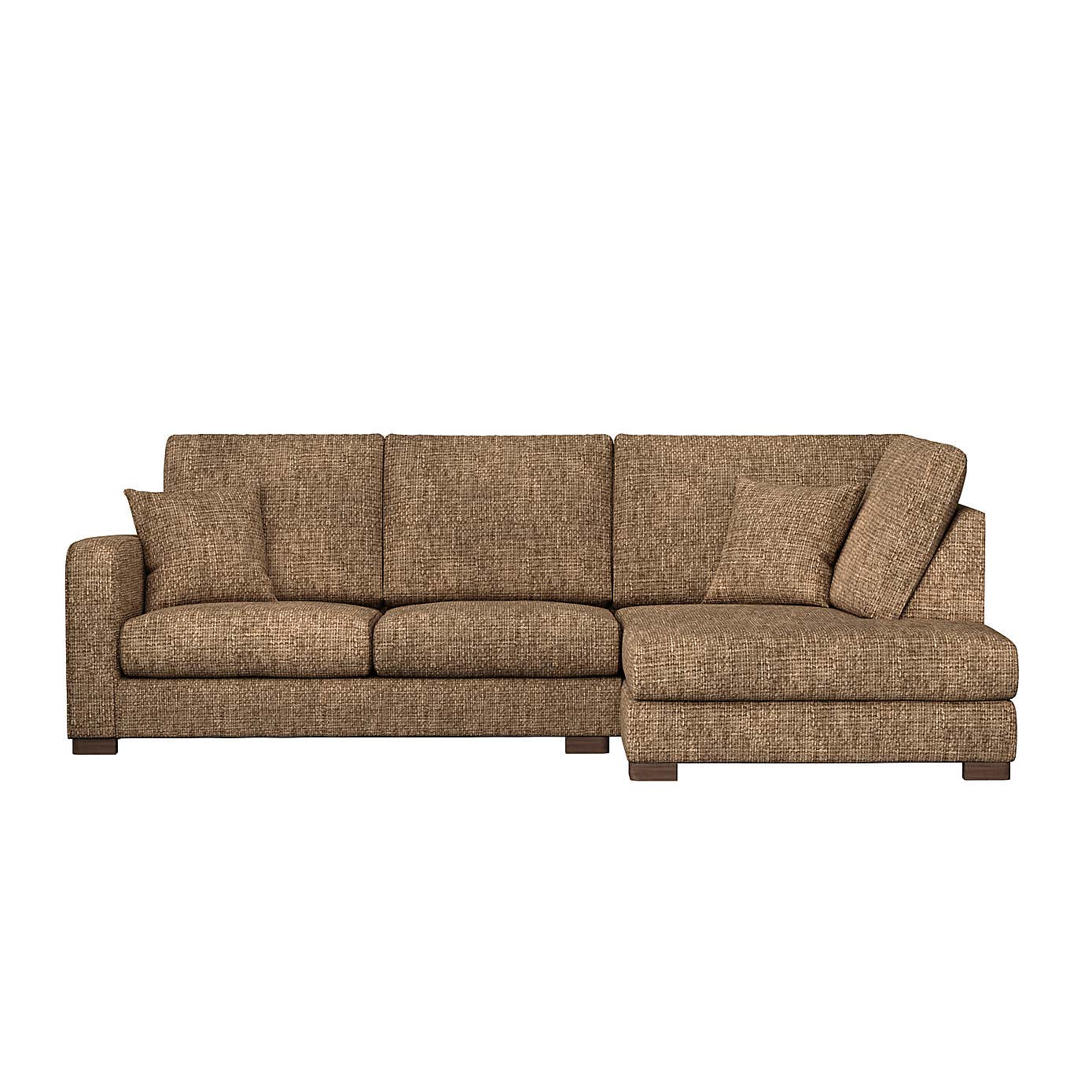 Carson Chunky Chenille Right Hand Corner Sofa