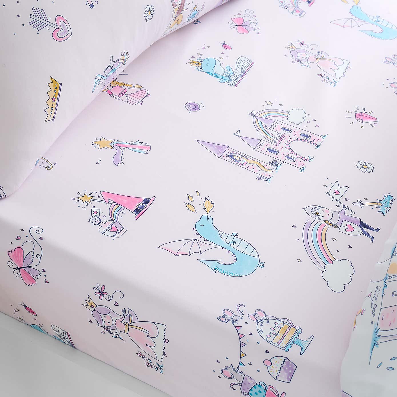 Princess Set of 2 Fitted Sheets