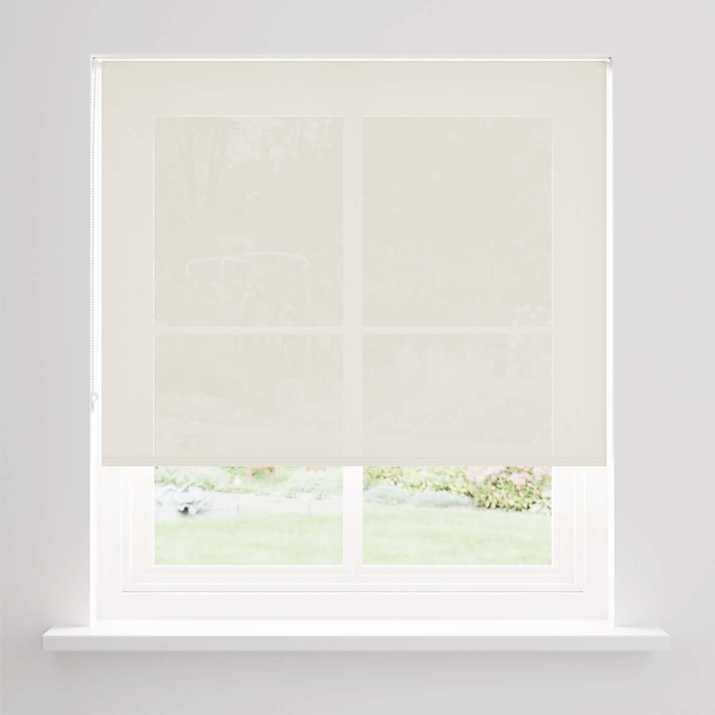 White Sheer Roller Blind