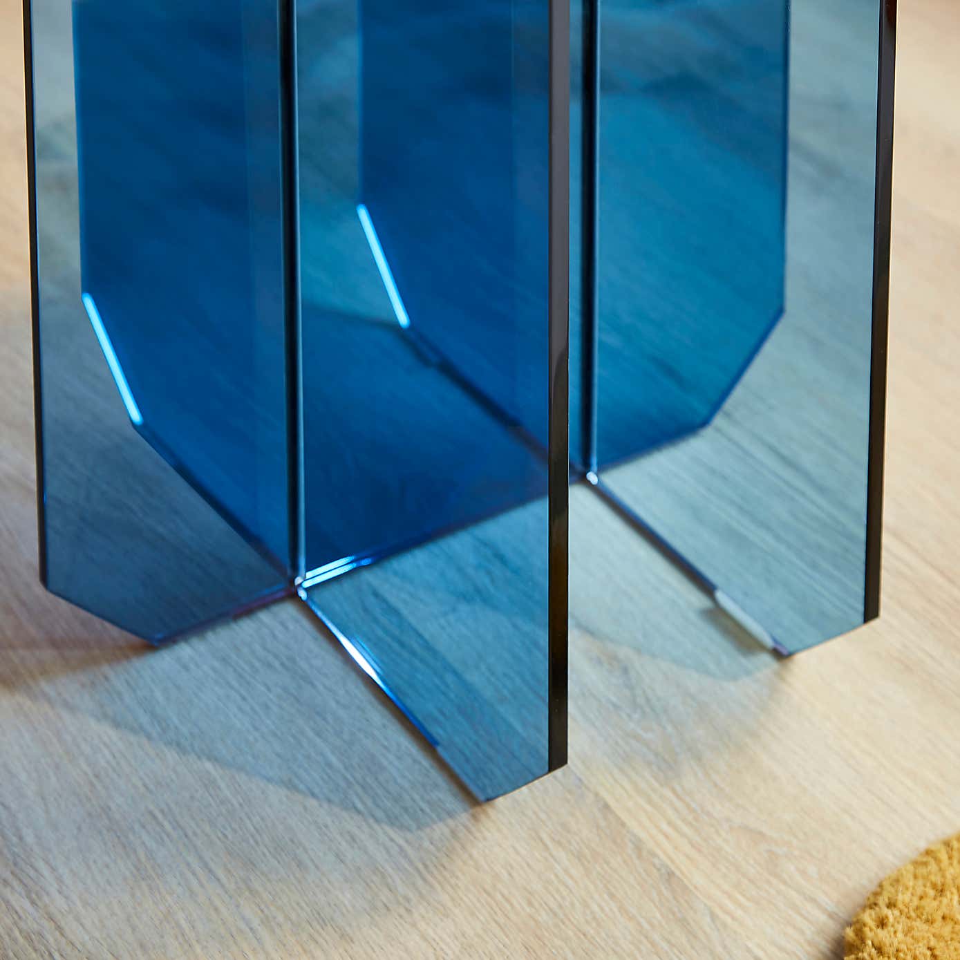 Elements Bowden Glass Side Table