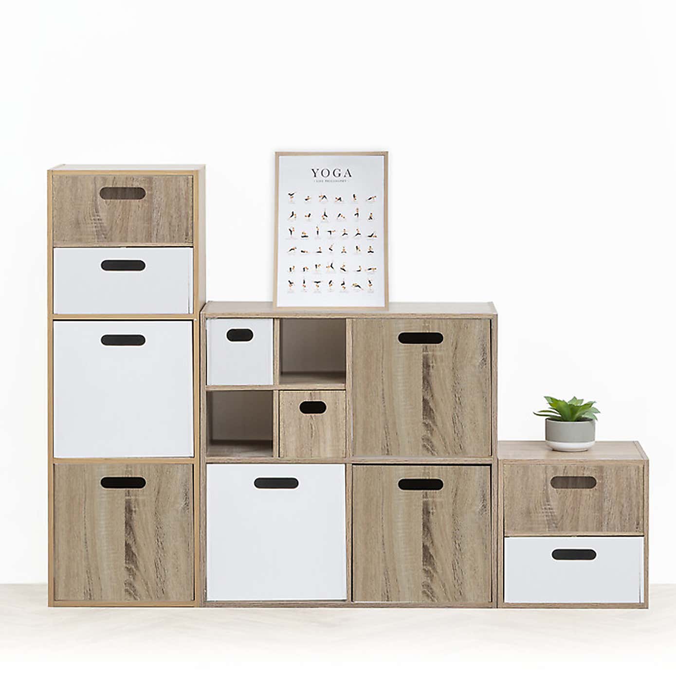 Mix and Modul Cube Organiser 2 Shelf Unit