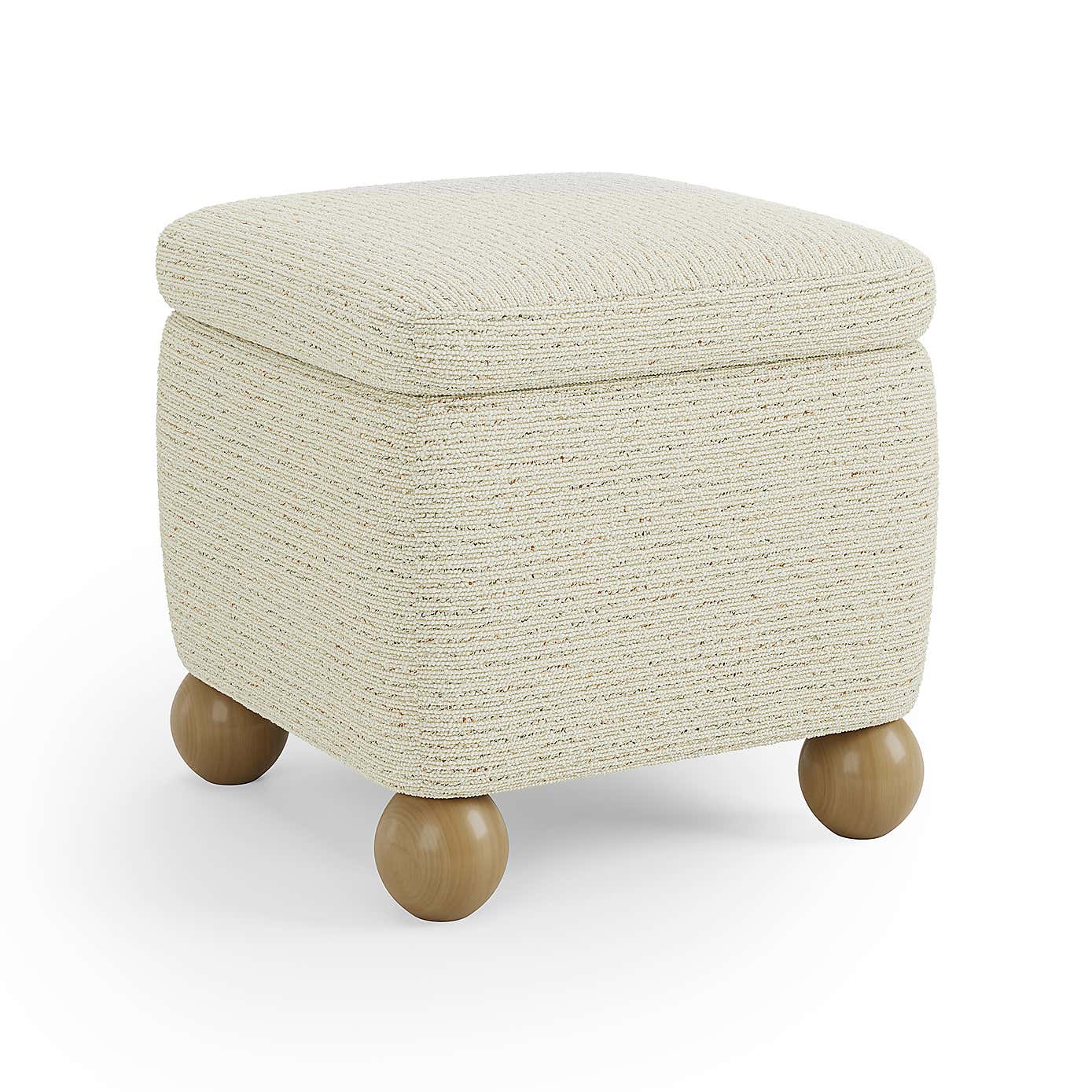 Nylah Boucle Fleck Storage Footstool