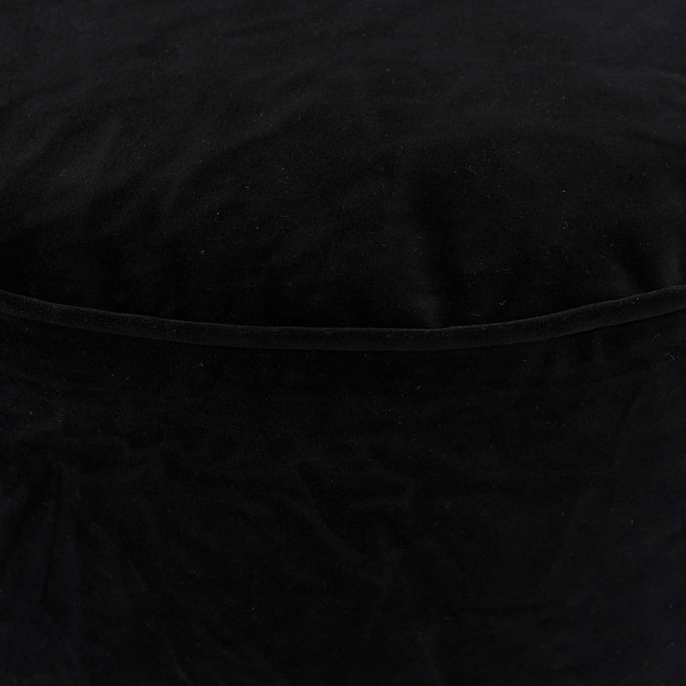 Eliza Velvet Old Gold Pouffe