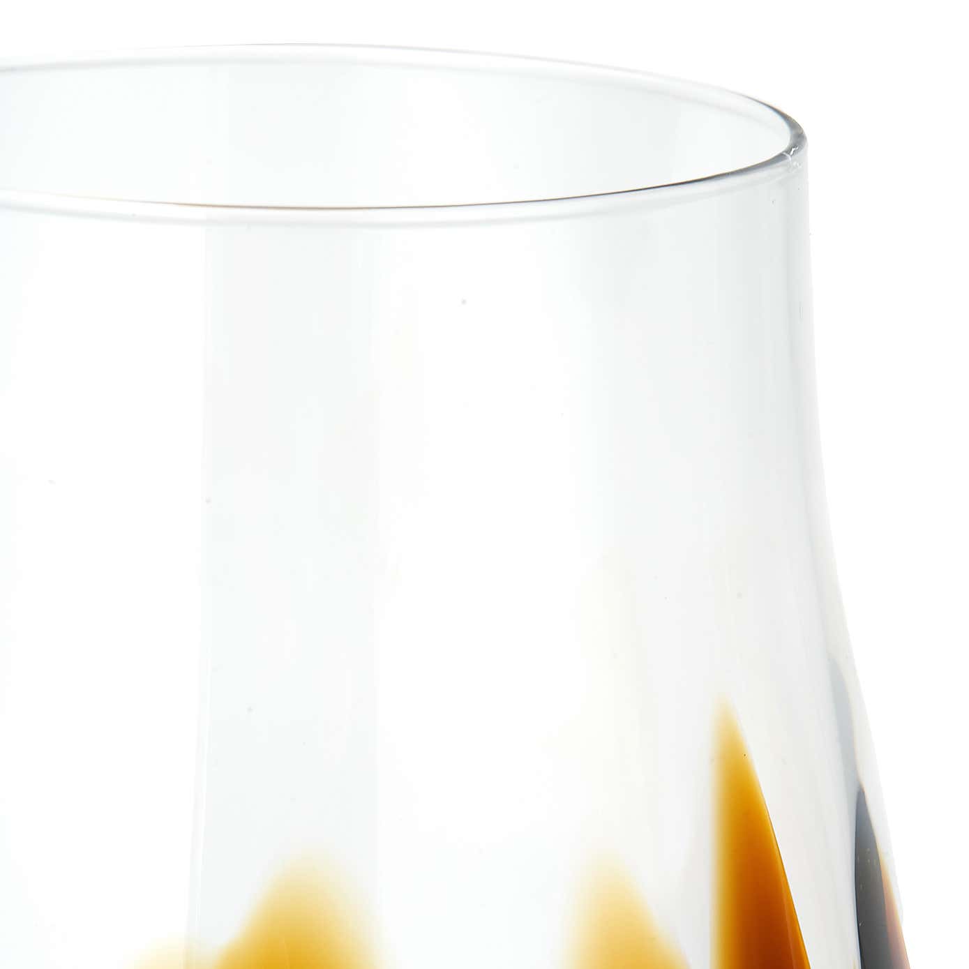 Ombre Glass Bell Vase