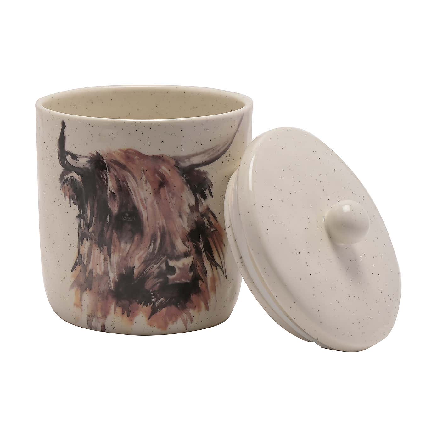 Meg Hawkins Highland Cow Storage Canister