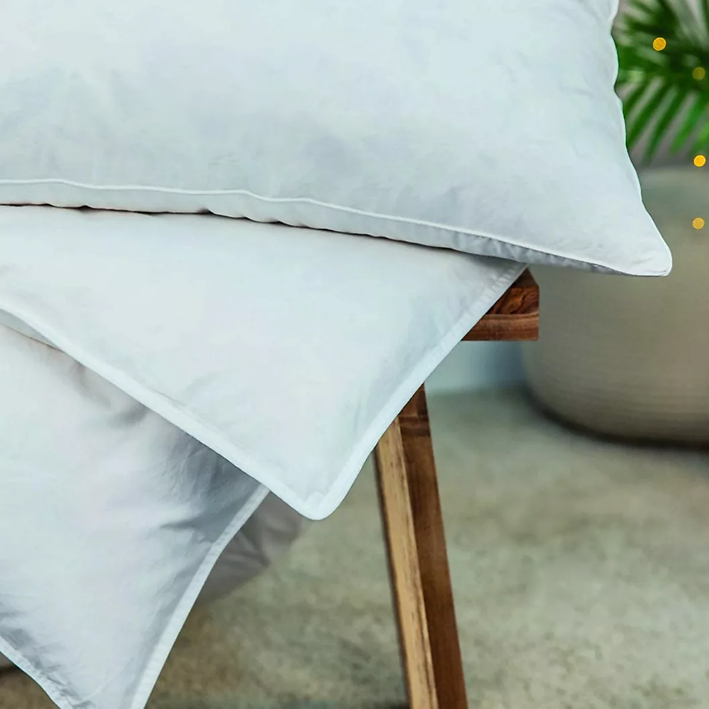 Snuggledown Pack of 2 Scandinavian Goose Feather and Down Side Sleeper Pillows