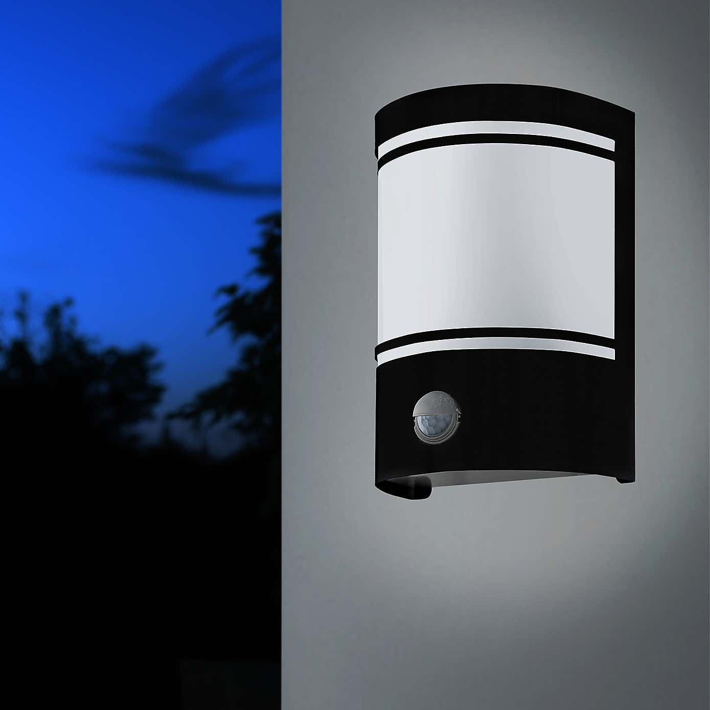 EGLO Cerno Outdoor Sensor Wall Light