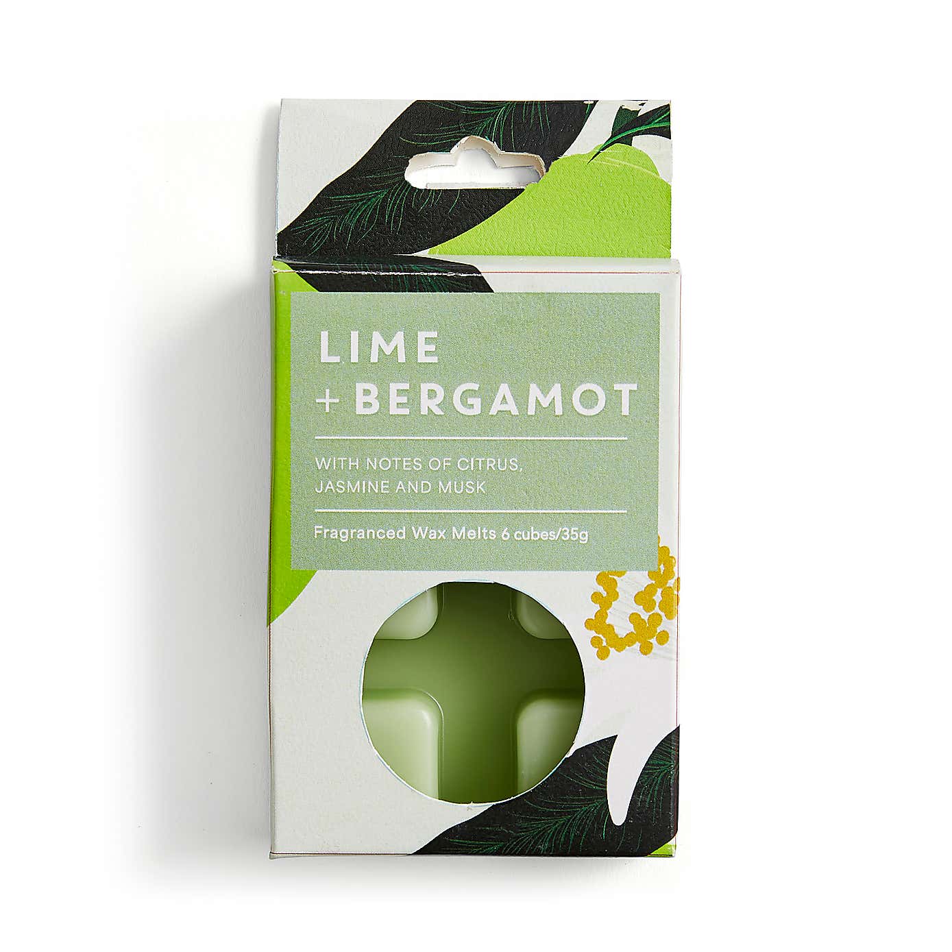 Set of 6 Bergamot and Lime Wax Melts