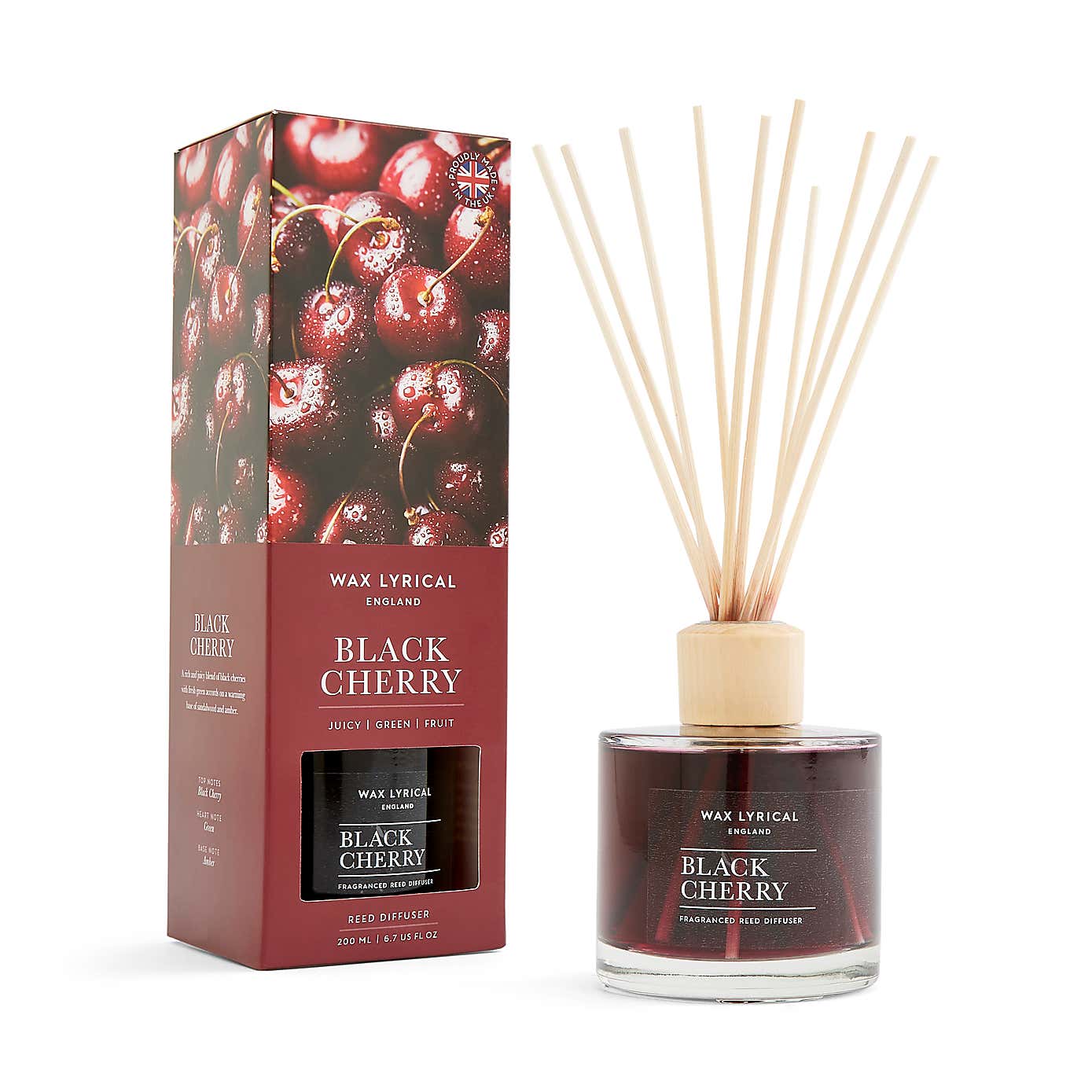 Wax Lyrical England Black Cherry Reed Diffuser