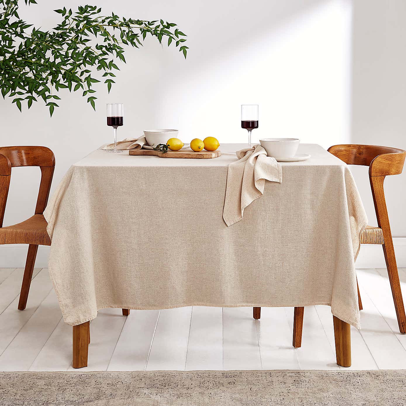 Linen Blend Tablecloth