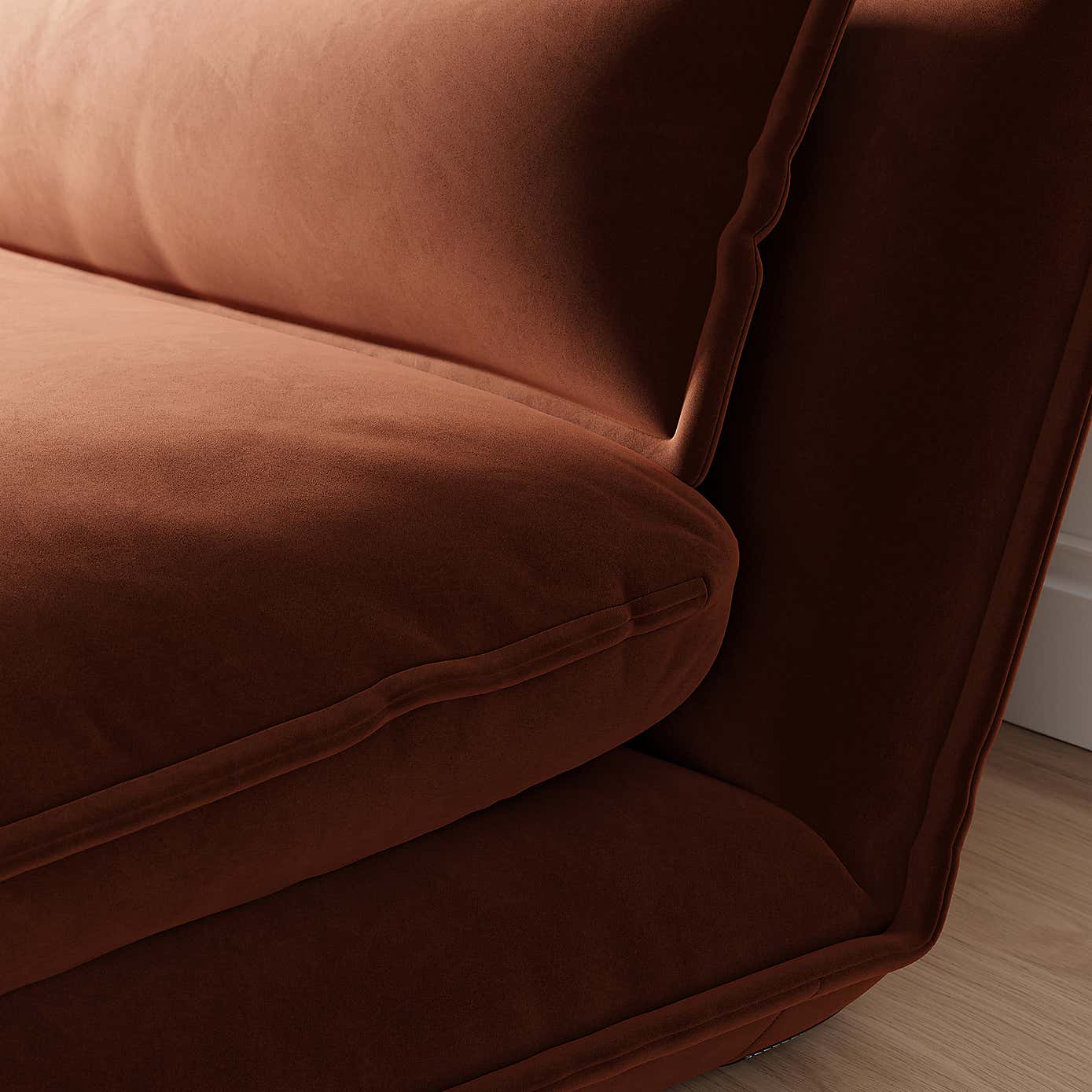 Jackson Velvet Small Double Sofa Bed