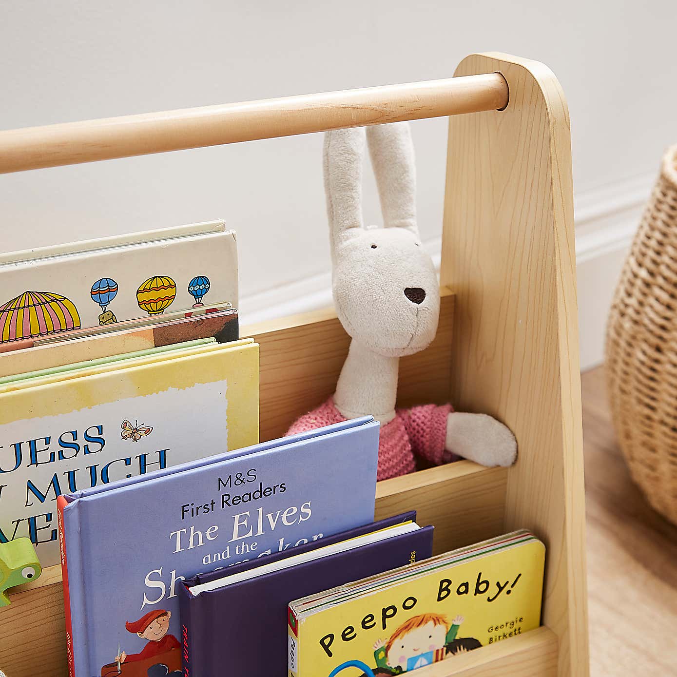 Kids Mini White Bookcase