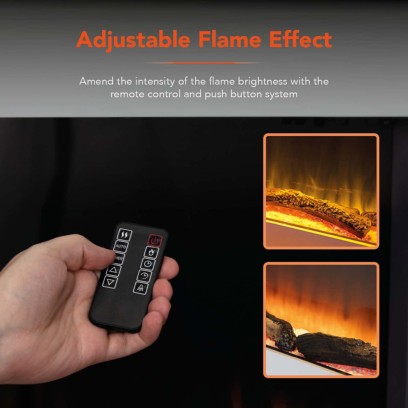 Hingham Wall Mounted Fireplace