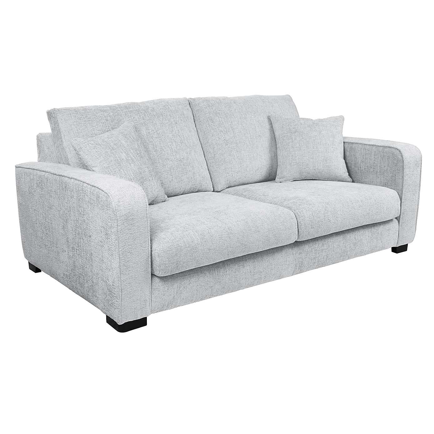 Carson Chunky Chenille 3 Seater Sofa