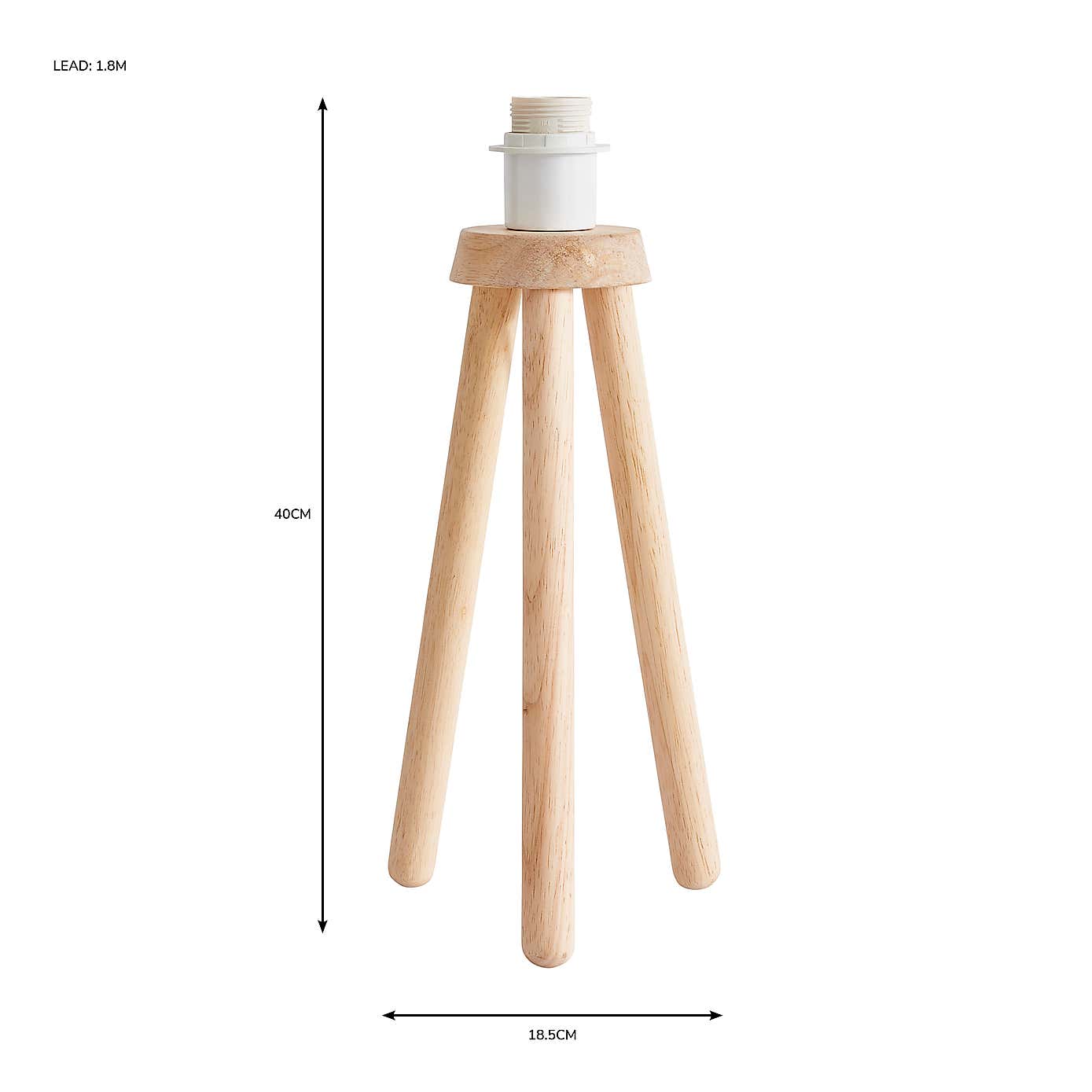 Paint Your Own Tripod Table Lamp Base