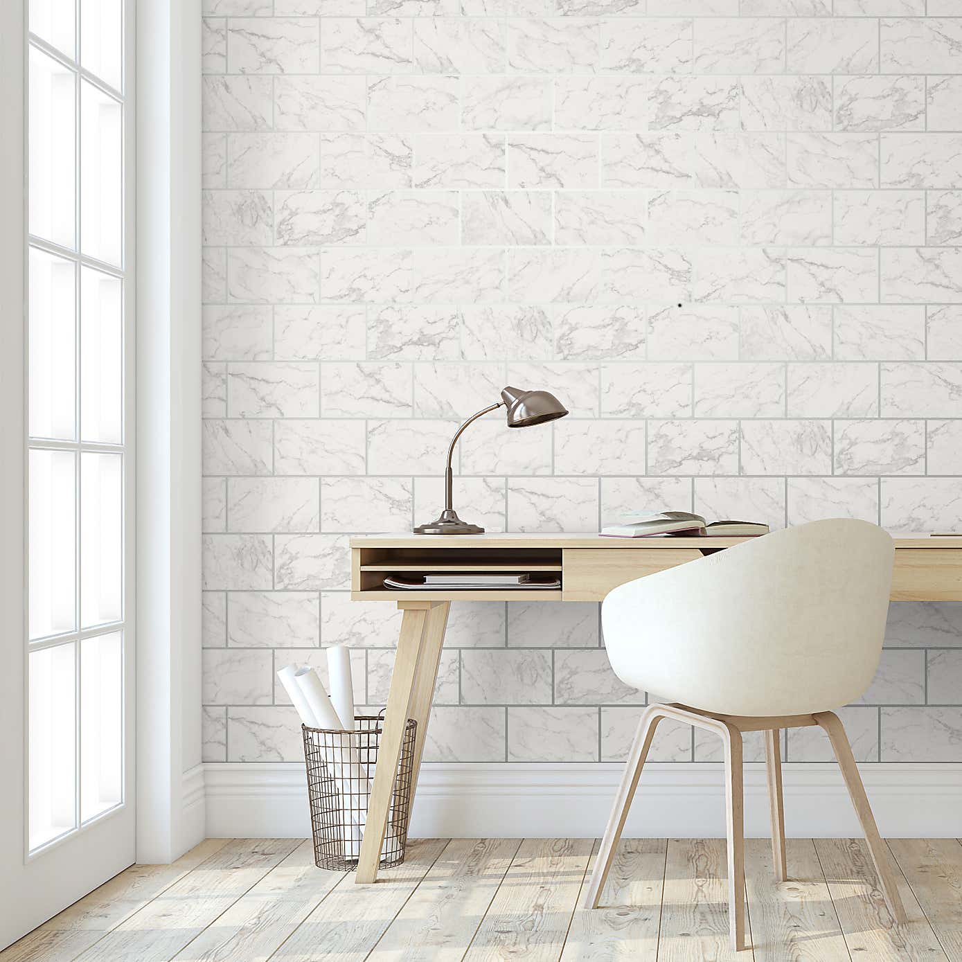 Brick Marble Wallpaper