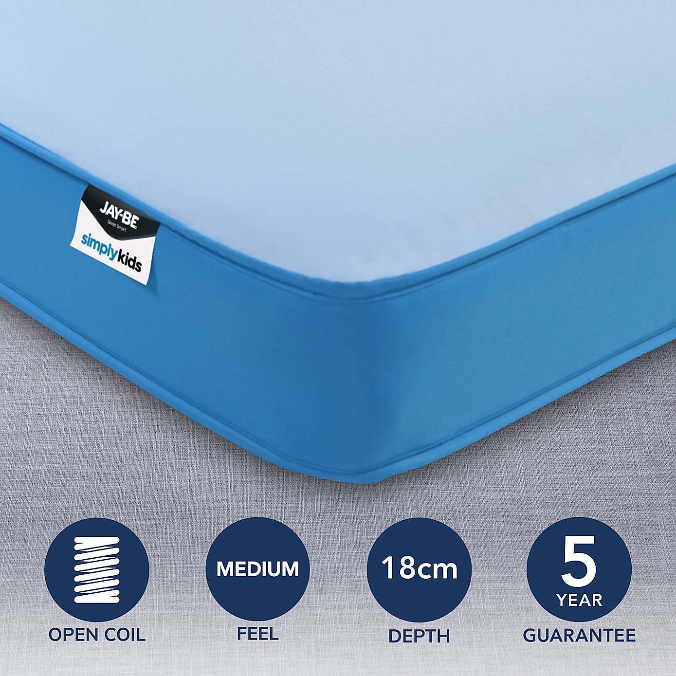 JayBe Simply Kids Waterproof Foam Free Open Coil Mattress
