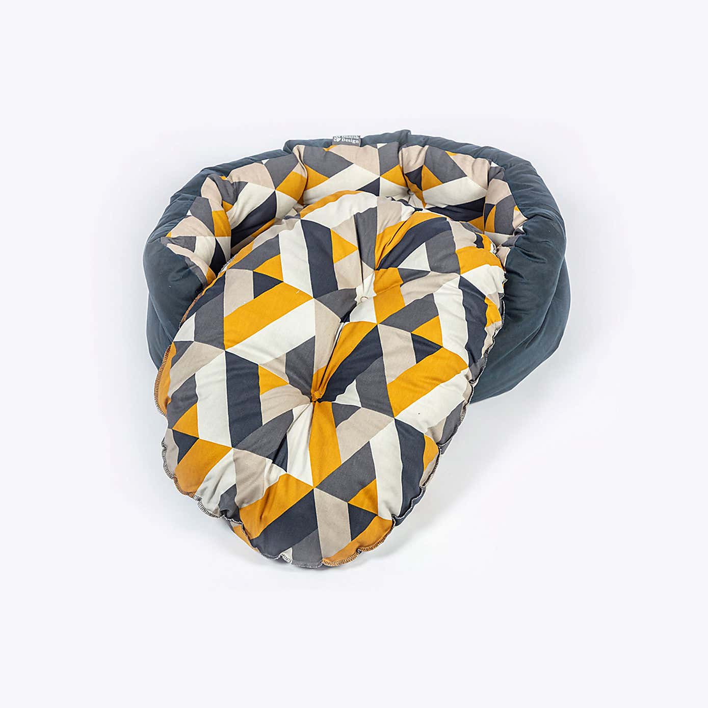 Danish Design Retreat Eco Wellness Geometric Dog Bed