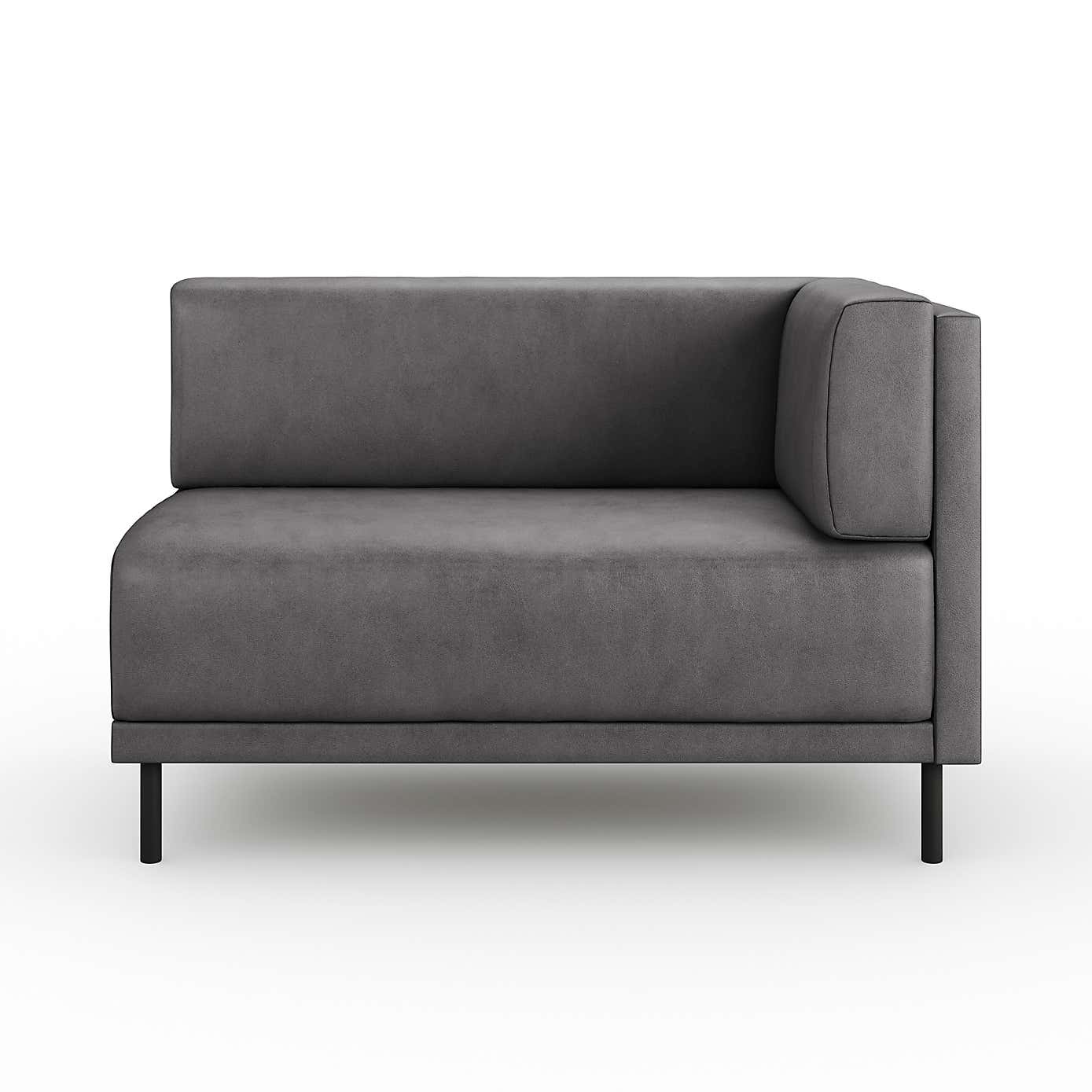 Mae Corner Dining Bench, Faux Leather