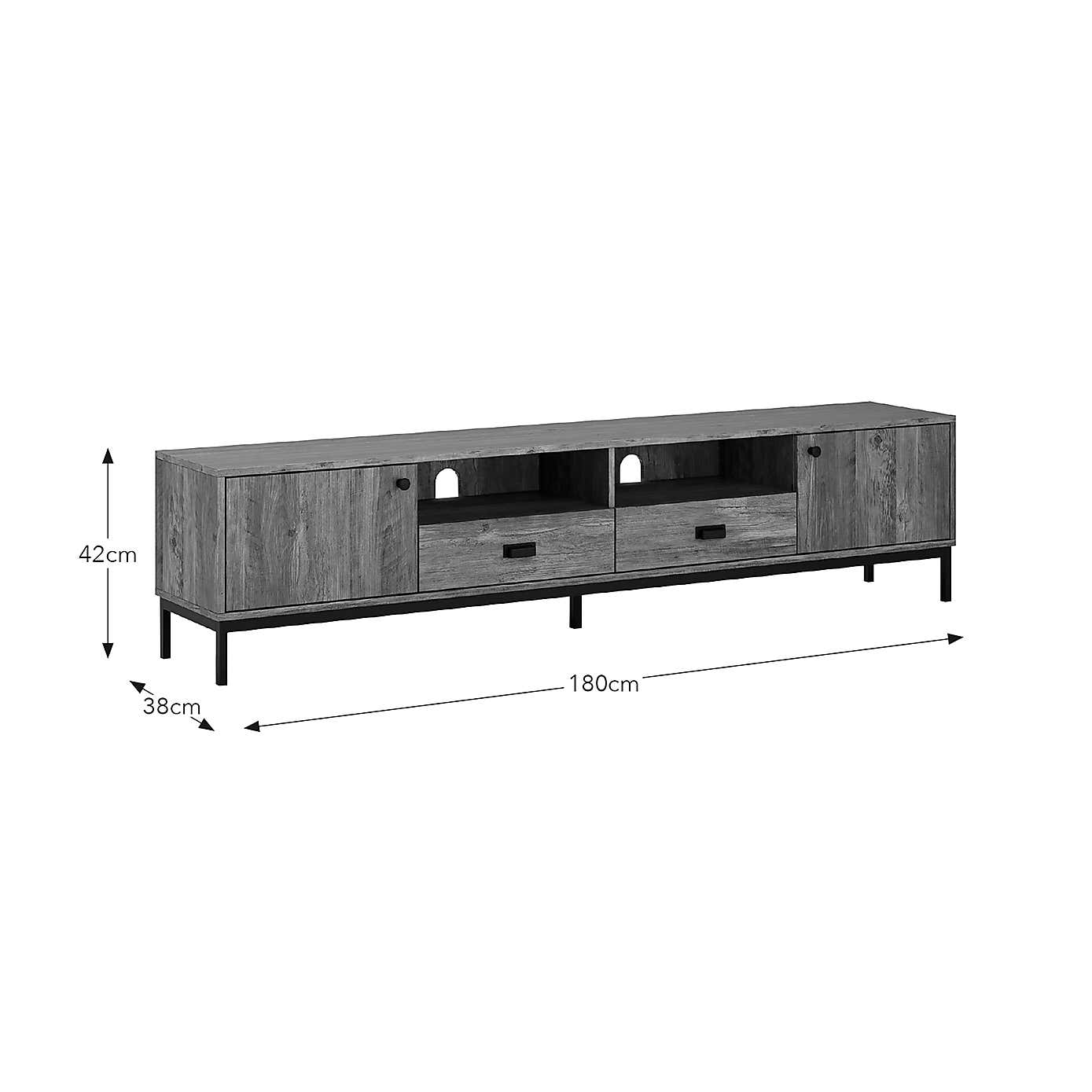 Fulton Extra Wide Pine TV Unit