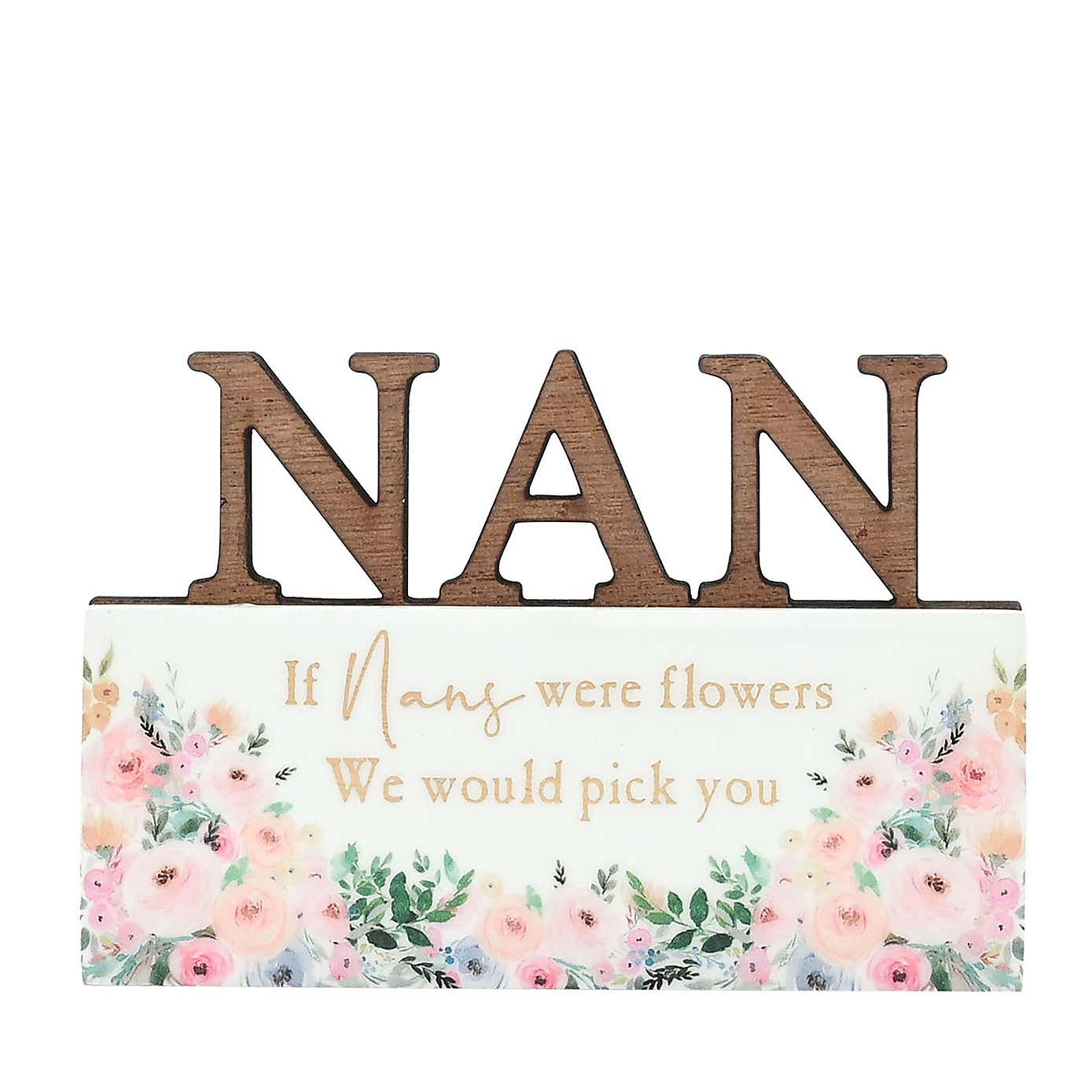 The Cottage Garden Nan Word Plaque