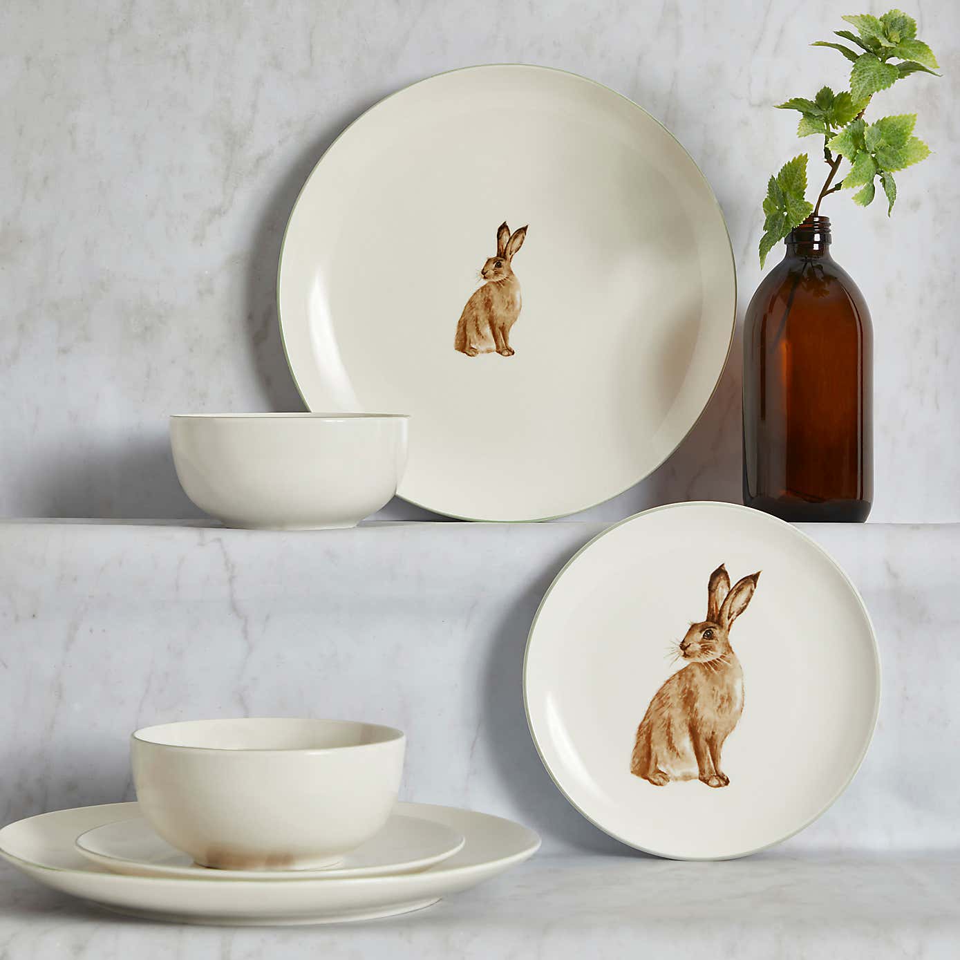 Homestead Hare 12 Piece Set