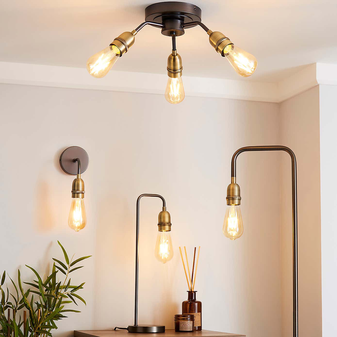 Marsden Industrial Floor Lamp