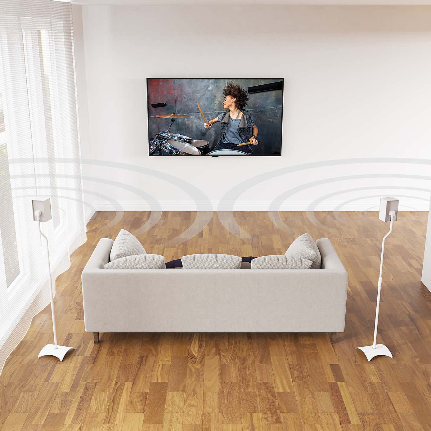 AVF Set of 2 Speaker Stands