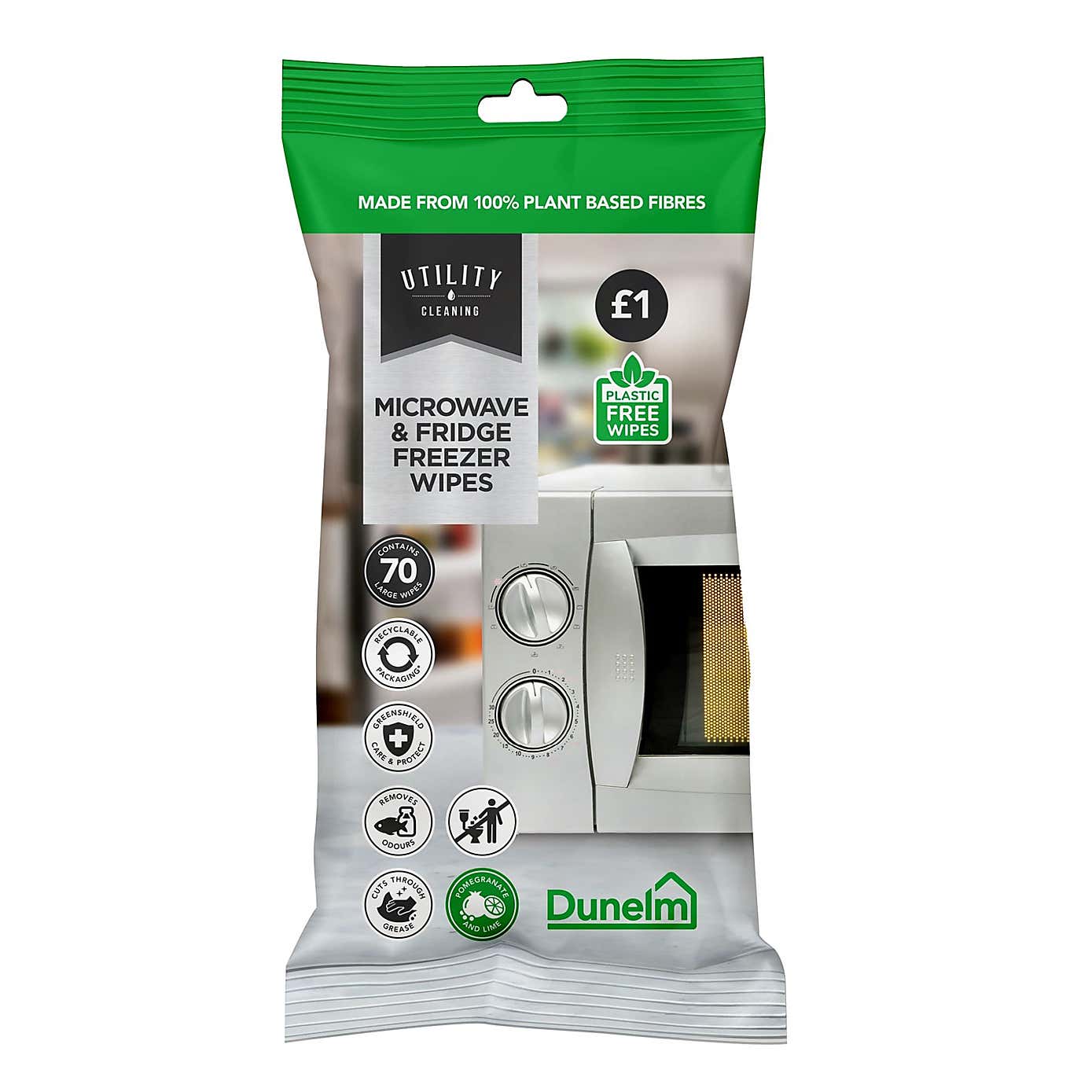 Plastic Free Microwave & Fridge Freezer Wipes
