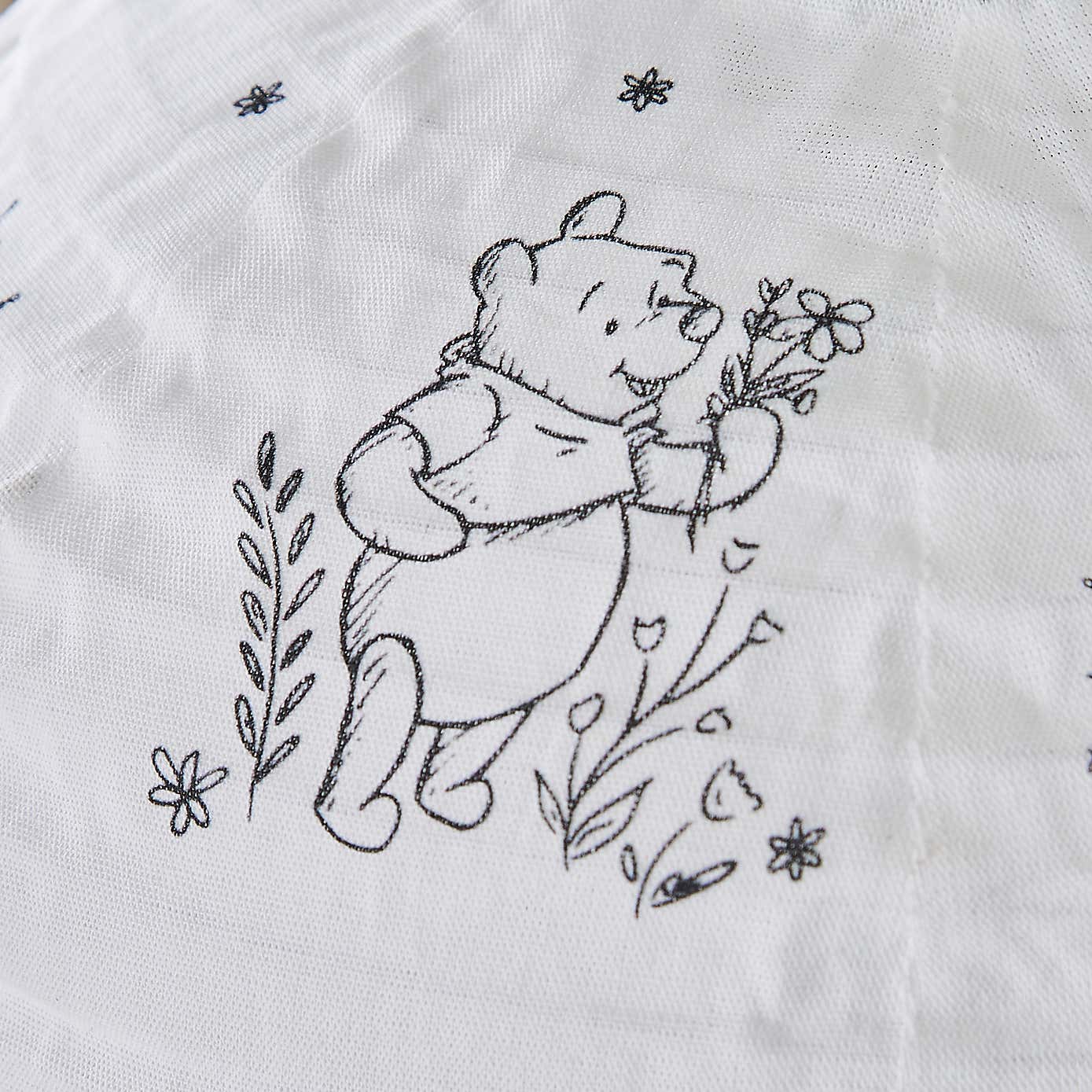 Disney Winnie the Pooh Fabric Shade Ivory