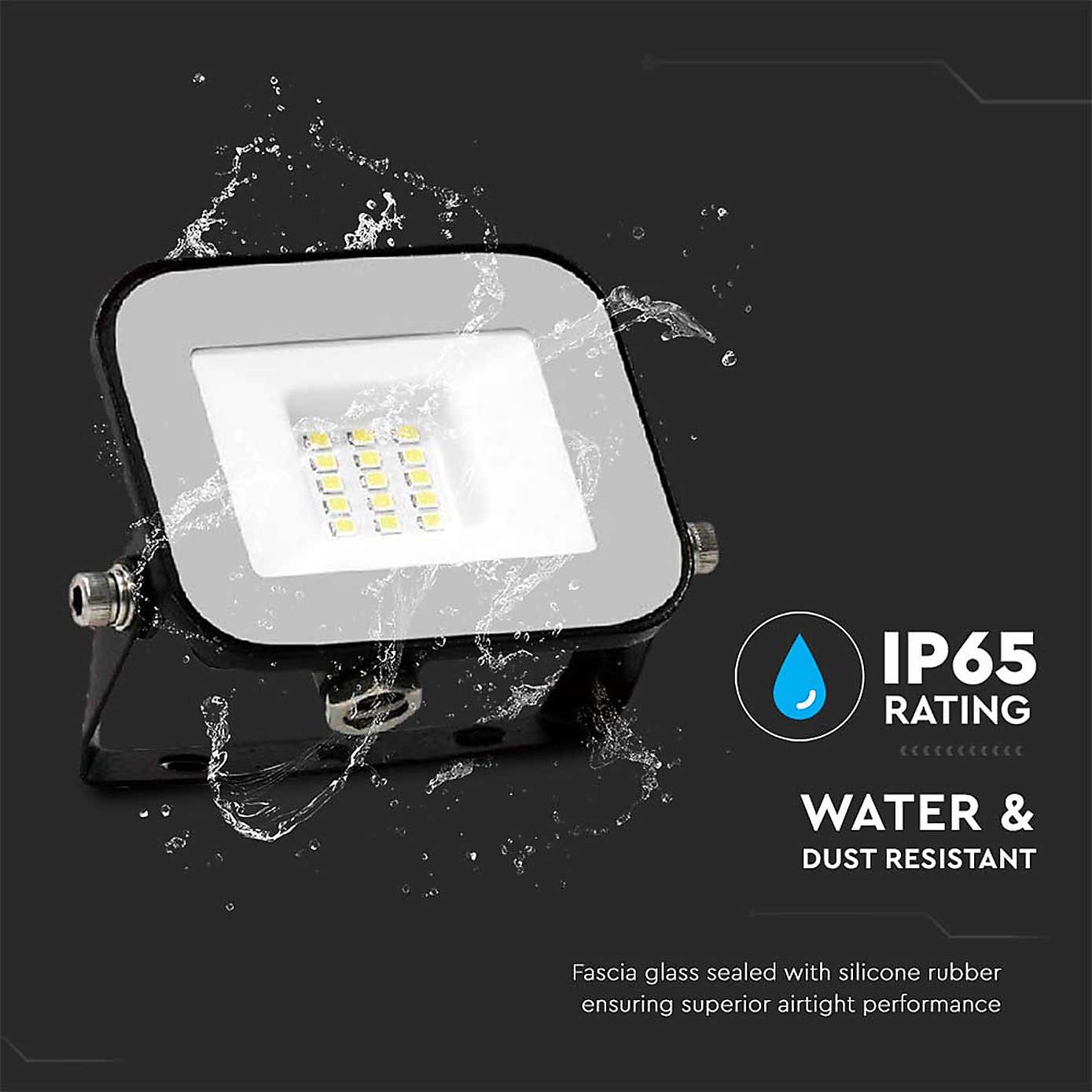 V-TAC 10W LED Floodlight Outdoor Wall Light