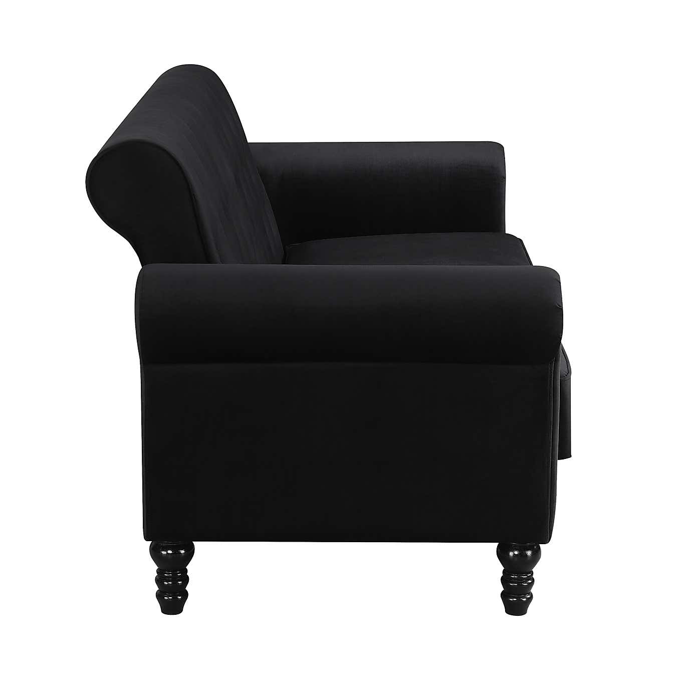 Greta Velvet 3 Seater Sofa