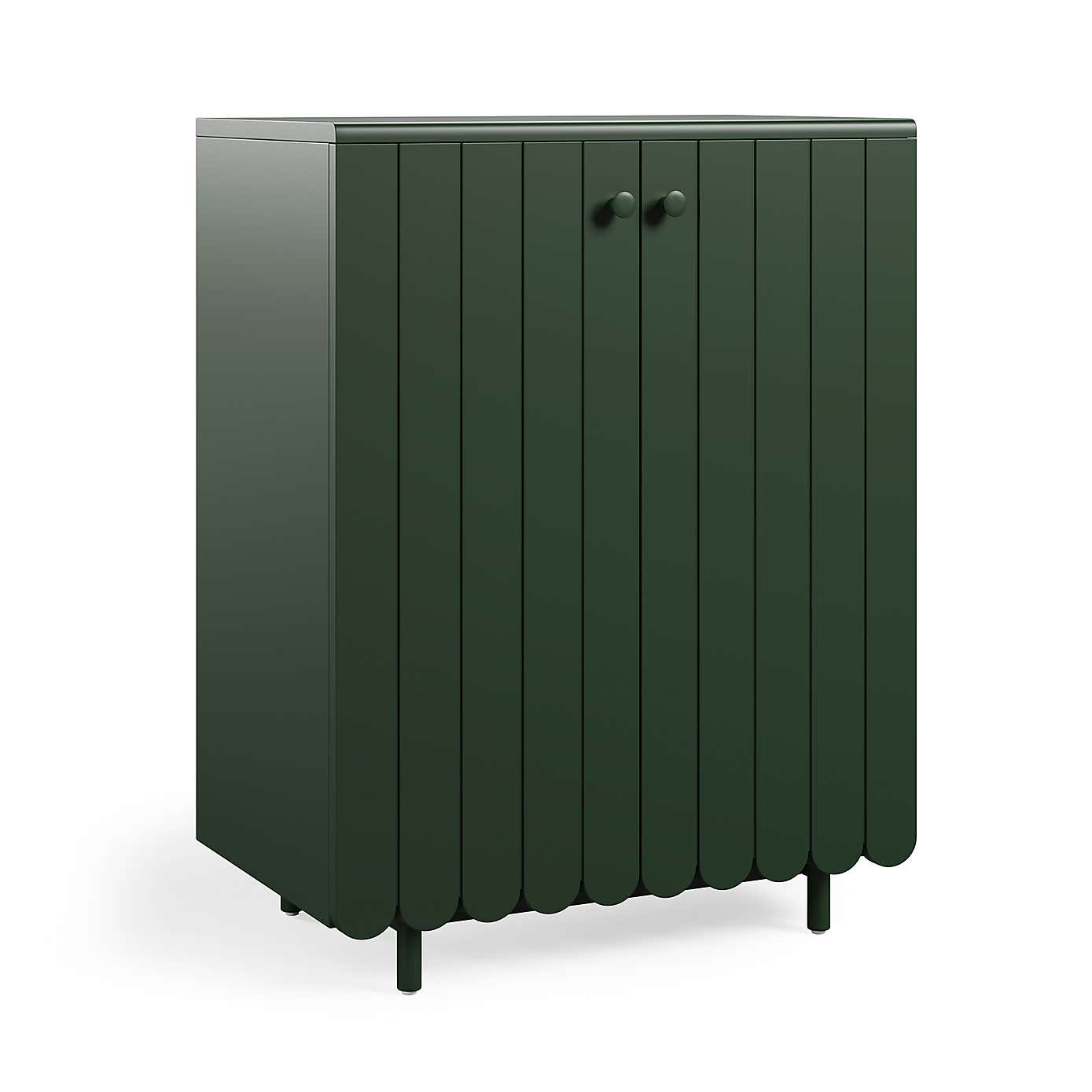 Scallop Bathroom Cabinet