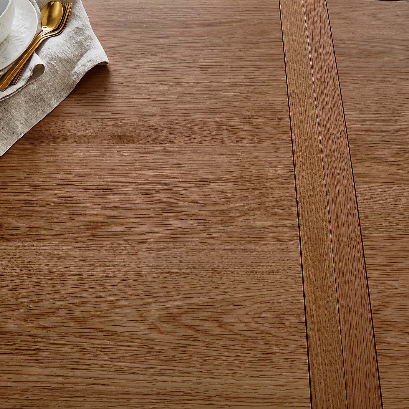 Xavi 10 Seater Rectangular Extendable Dining Table, Oak