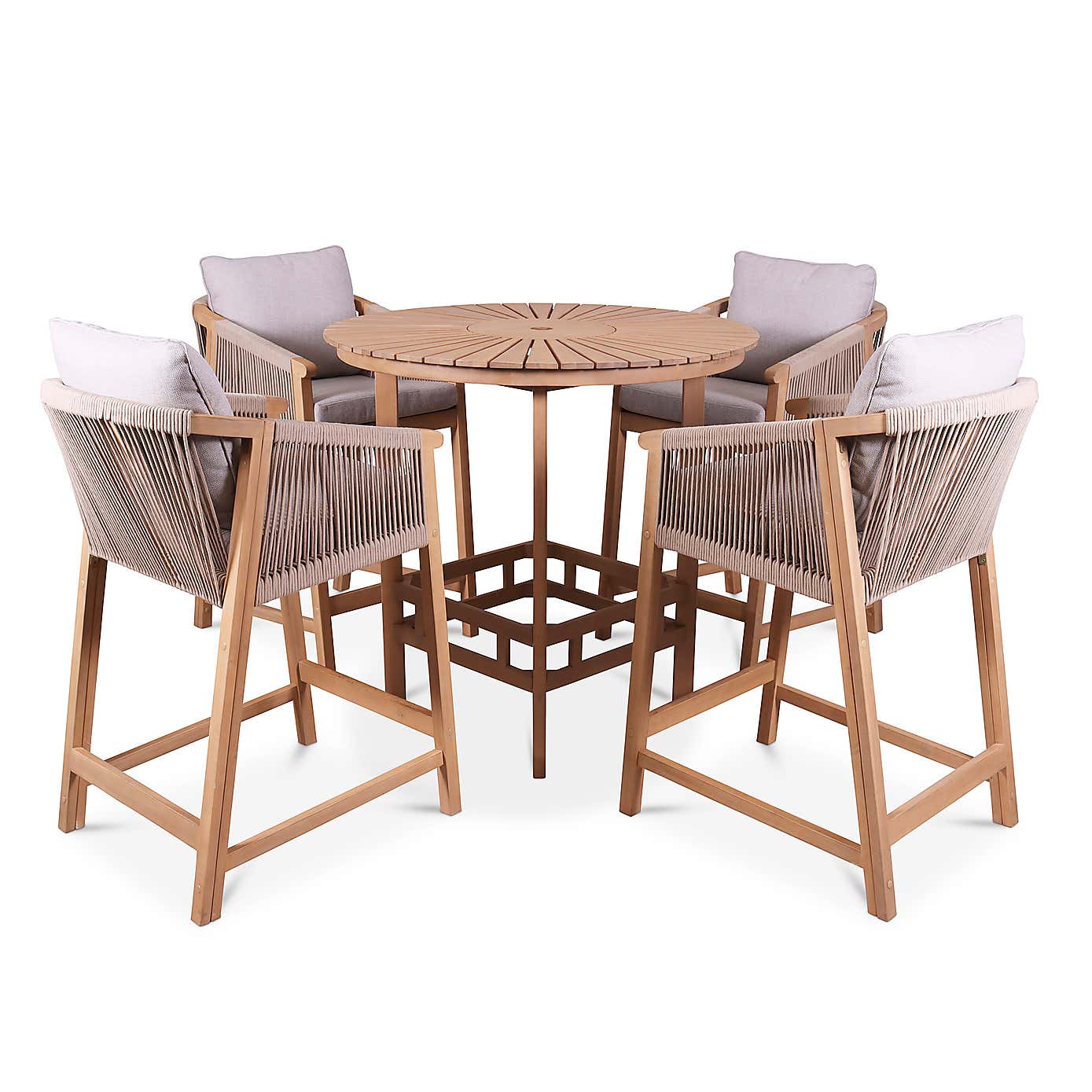Roma 4 Seater Bar Set