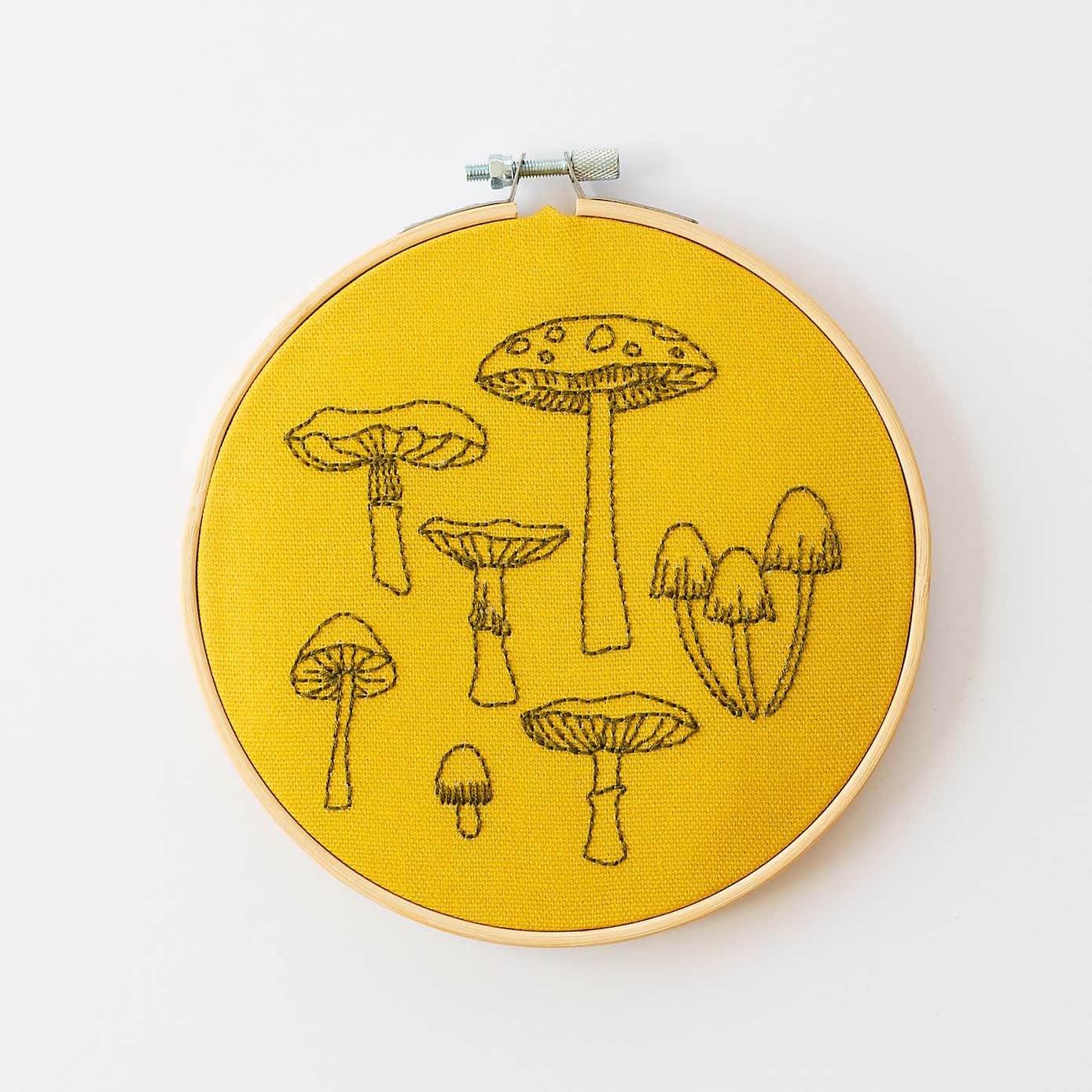 Cotton Clara Fungi Embroidery Hoop Kit