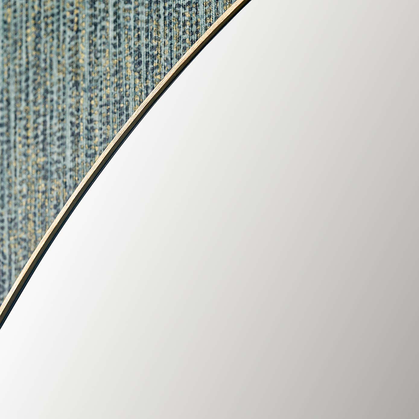 Metal Framed Arched Wall Mirror