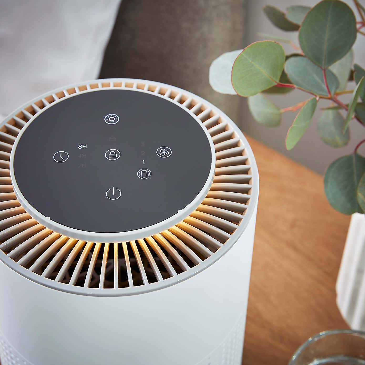 White 4 Speed Air Purifier